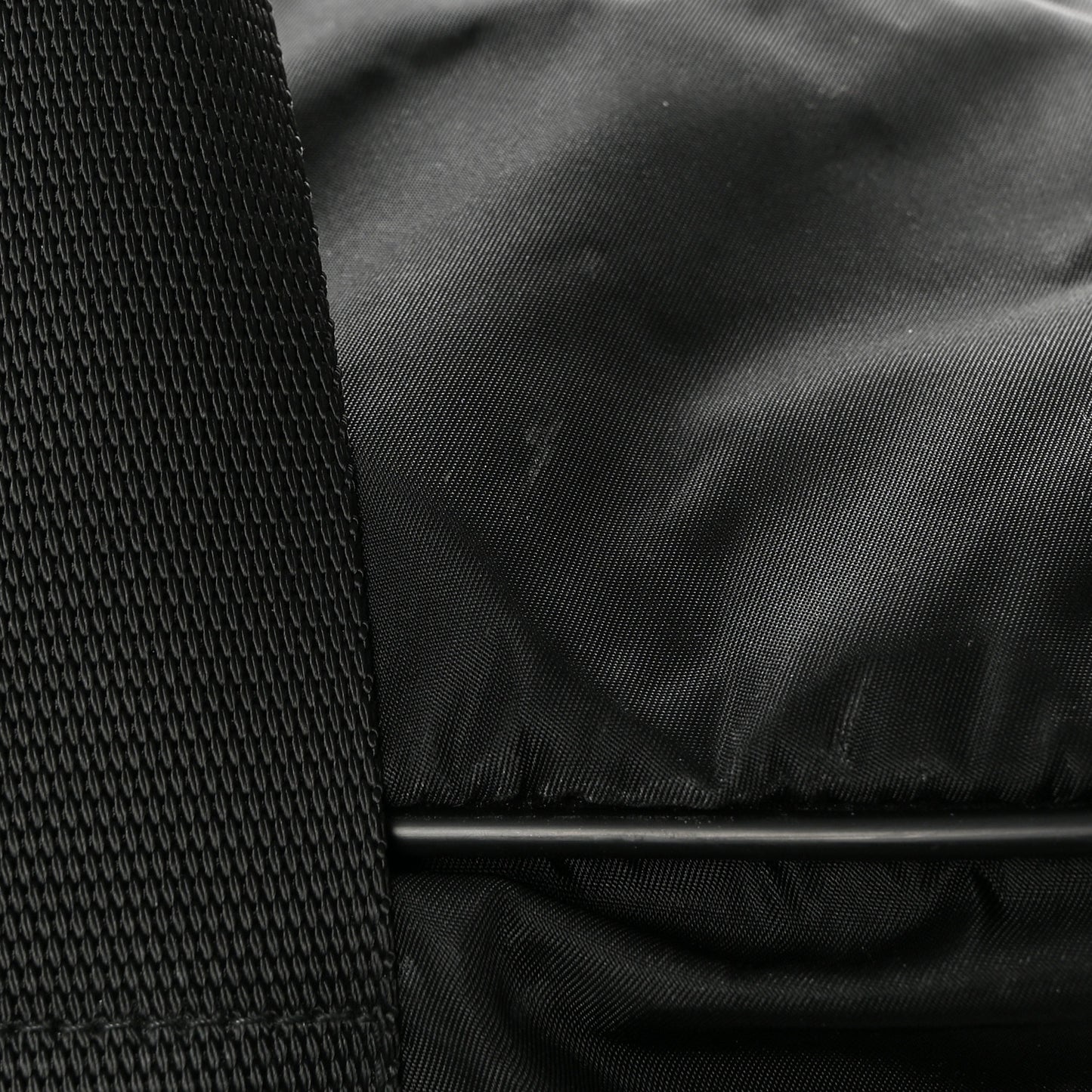 Tessuto Nylon Saffiano Viaggio Carry On Travel Bag Black