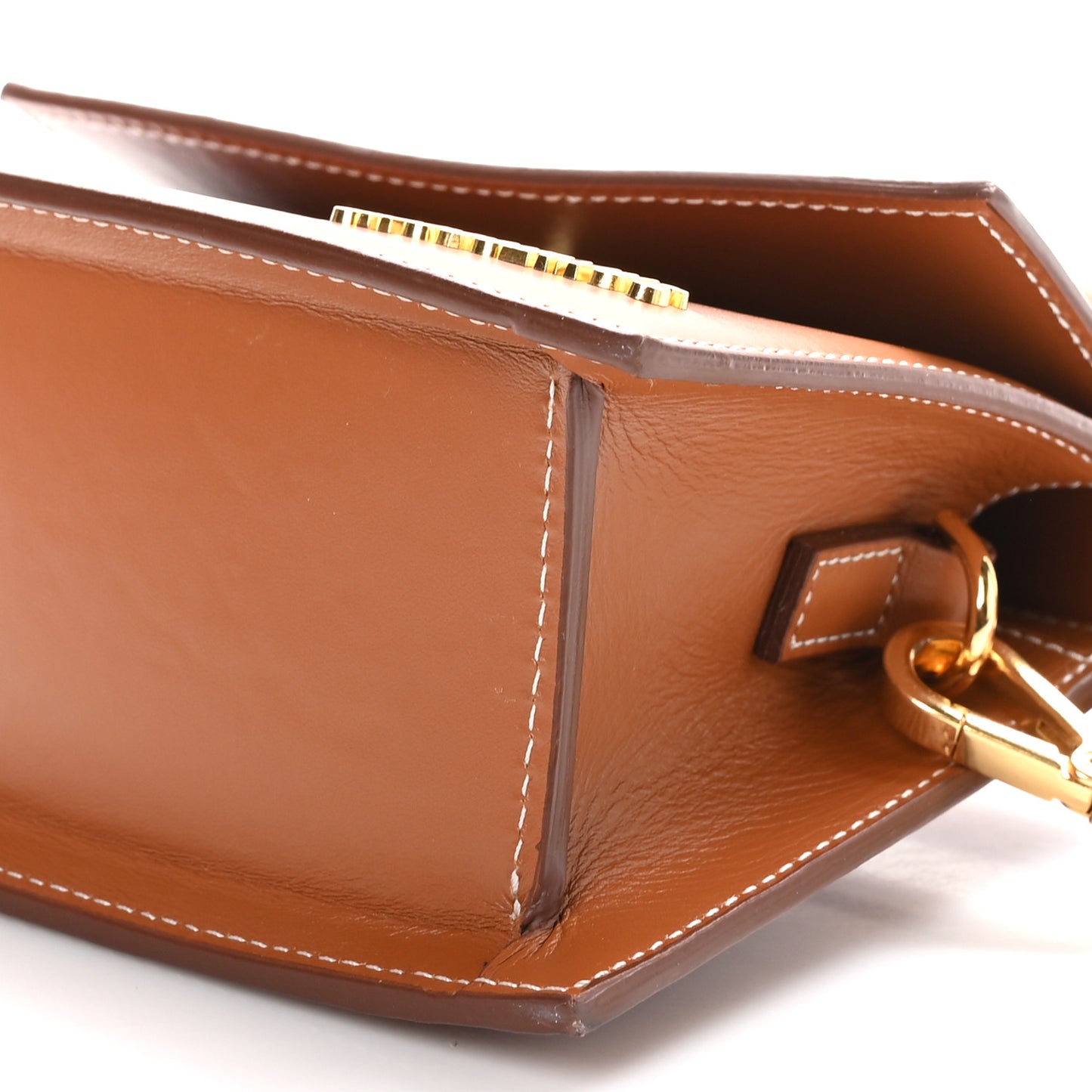 Smooth Calfskin Le Chiquito Moyen Light Brown