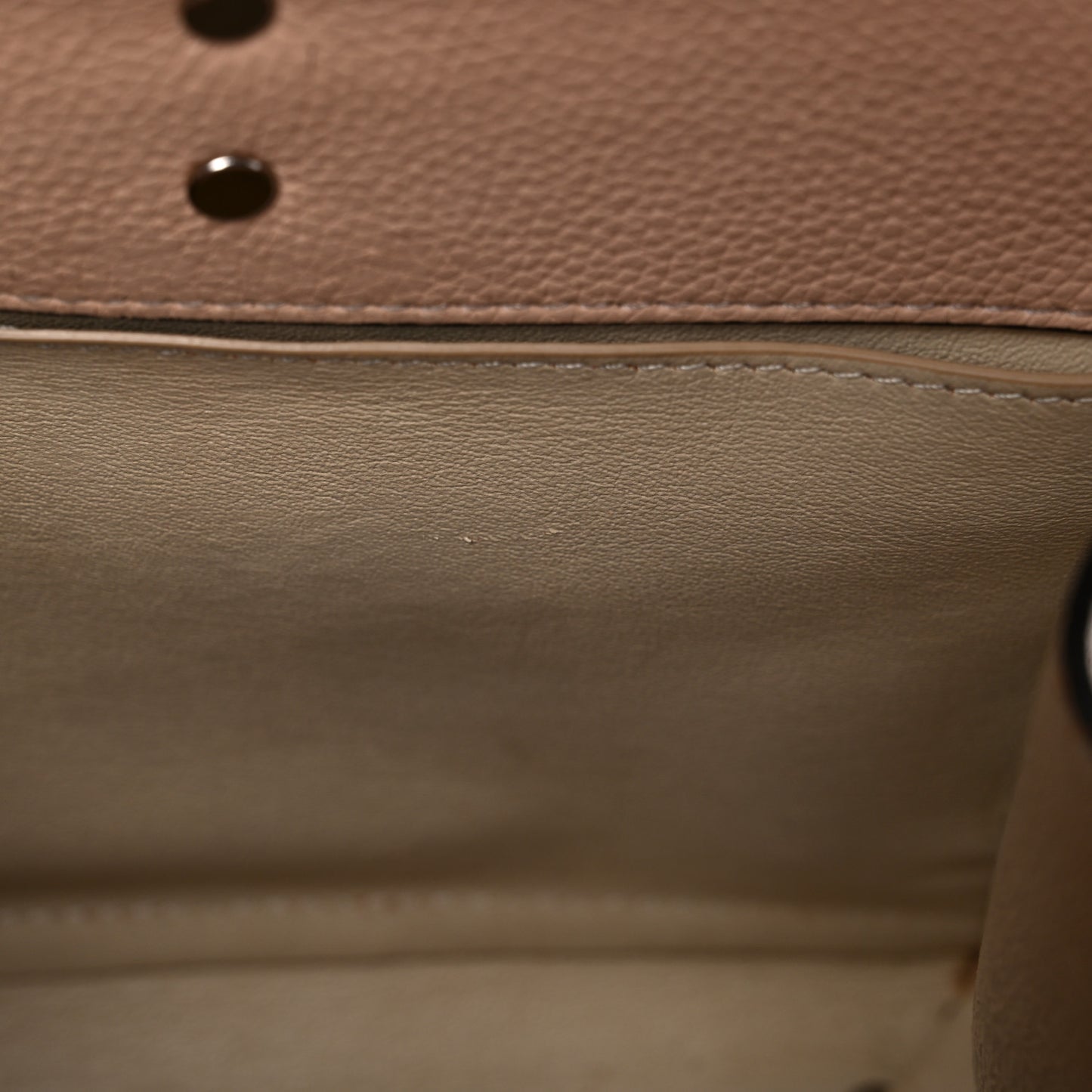 Grained Calfskin Small Horizon Satchel Powder
