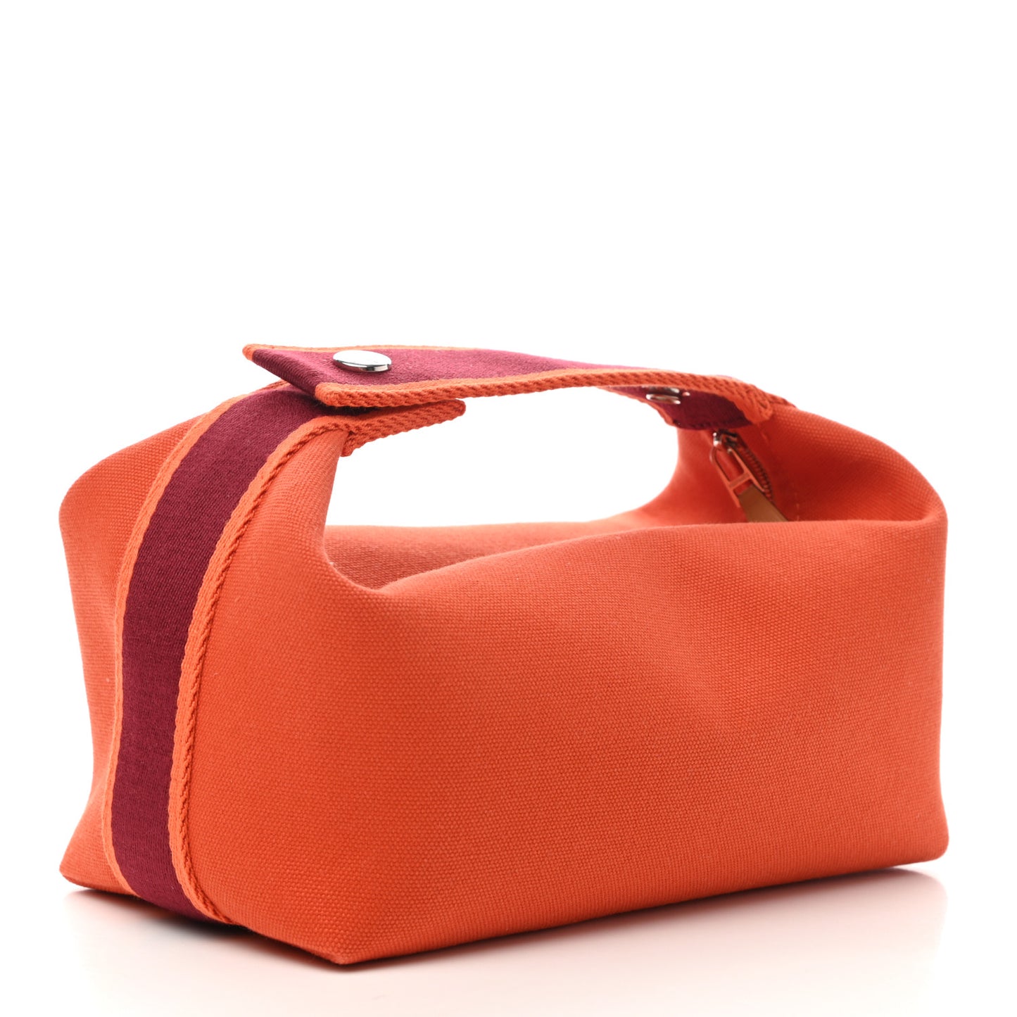Canvas Small Bride-A-Brac Pouch Orange Burgundy