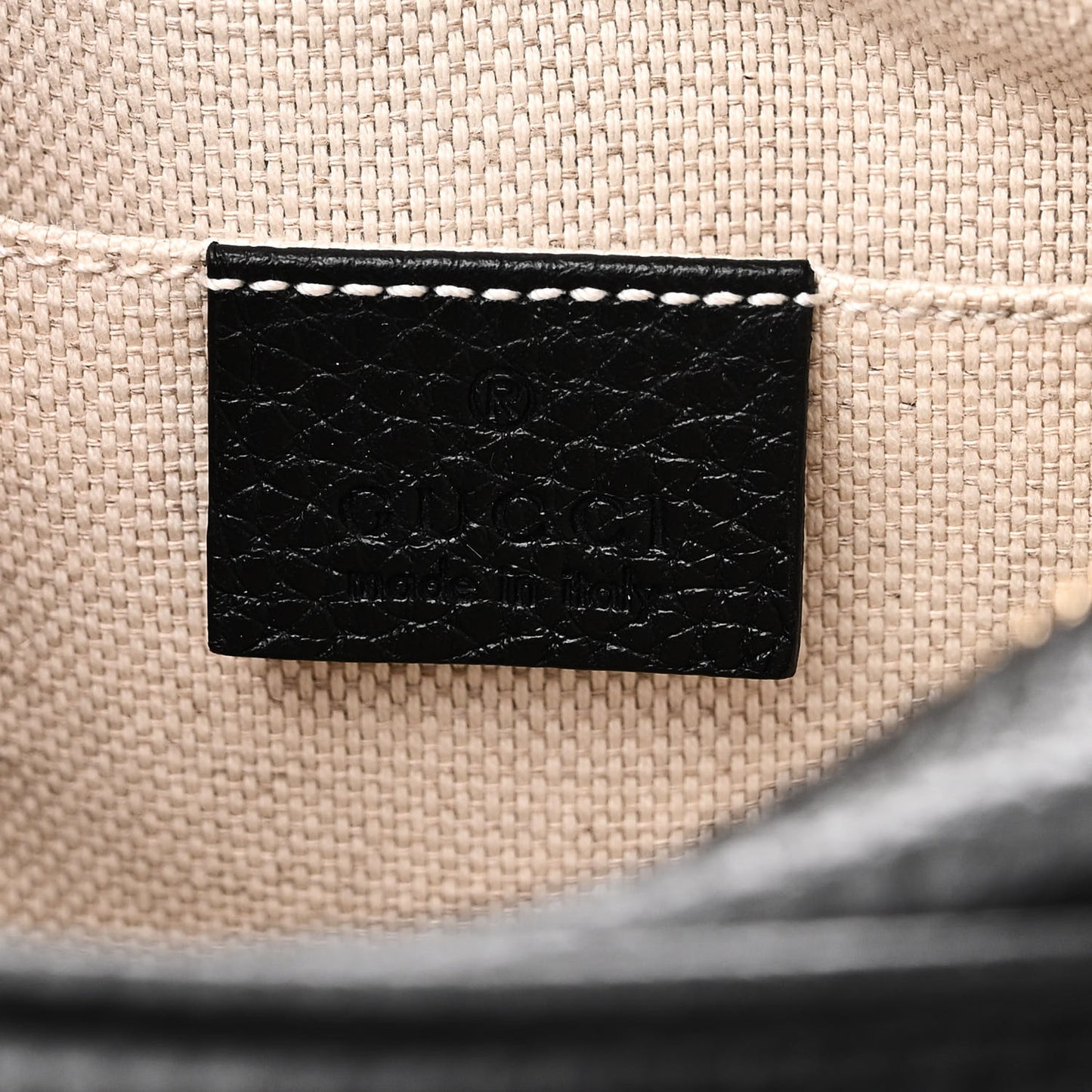 Pebbled Calfskin Small Soho Disco Bag Black