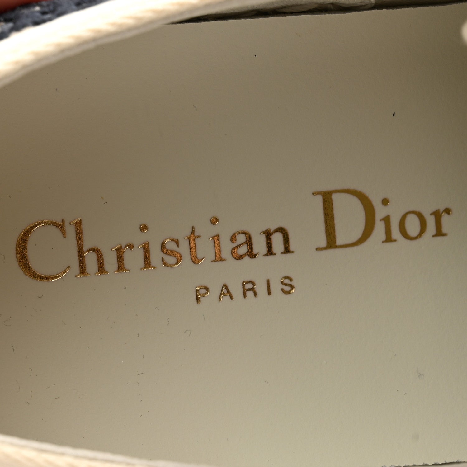 Christian Dior Canvas Oblique Walk N Dior Low Top Sneakers 39 Deep Blue 6 of 9