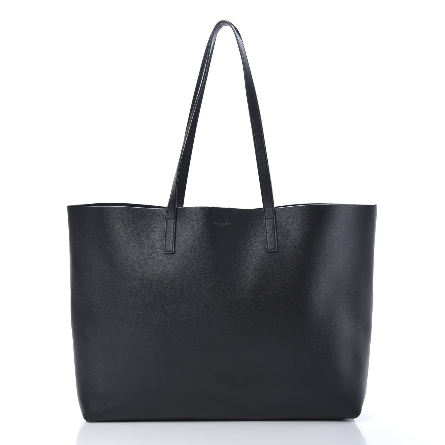 Calfskin Large Shopping Tote Black