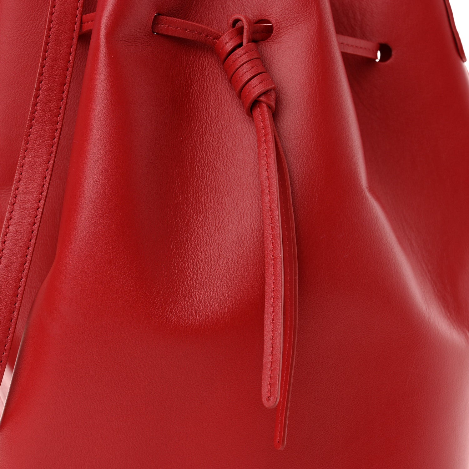 Mansur Gavriel Calfskin Bucket Bag Flamma 9 of 14