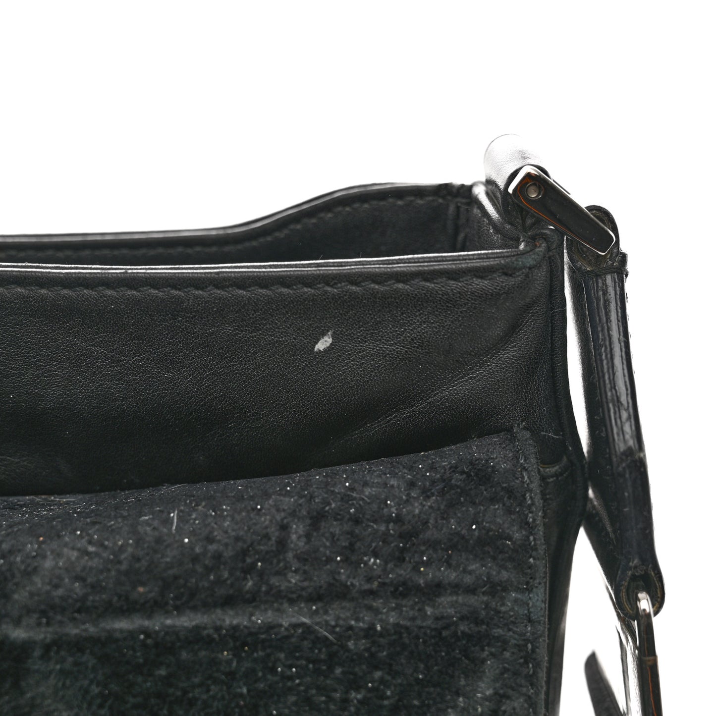 Calfskin Street Chic Messenger Black