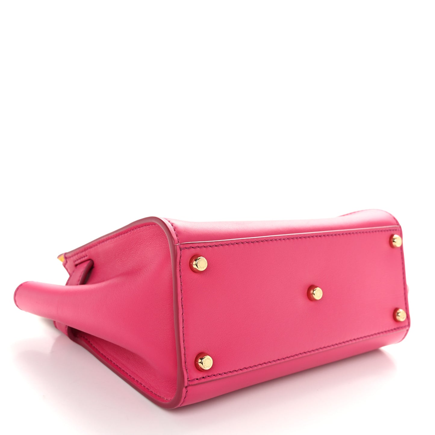 Calfskin Small Sicily 62 Soft Bag Fuchsia Yellow