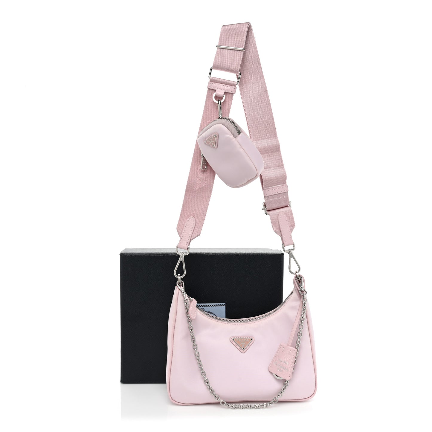 Nylon Re-Edition 2005 Shoulder Bag Alabastro