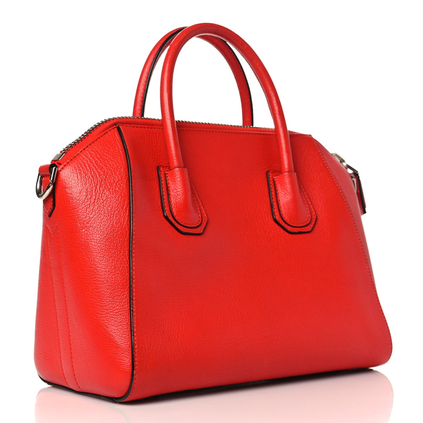 Sugar Goatskin Small Antigona Red