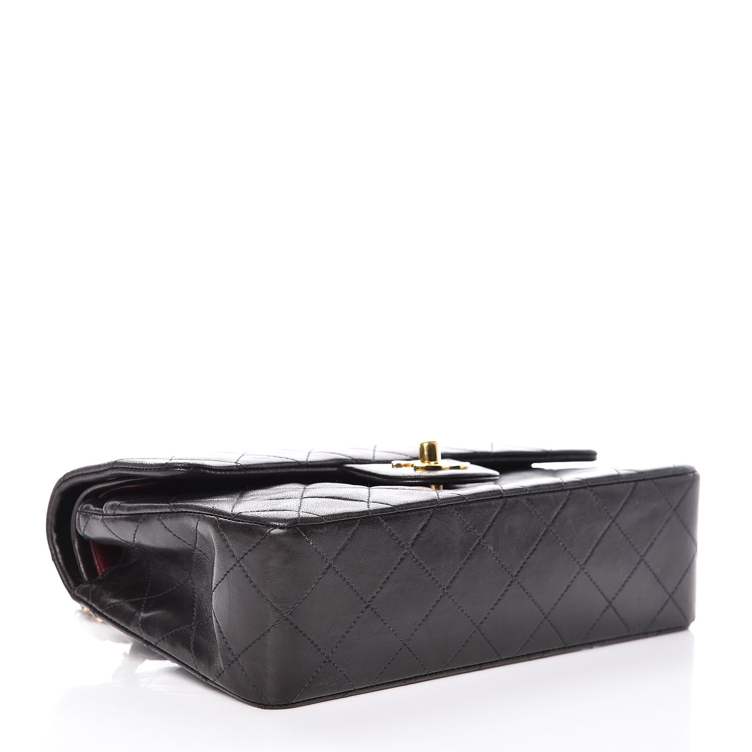 Chanel Lambskin Quilted Small Double Flap Black 5 of 16