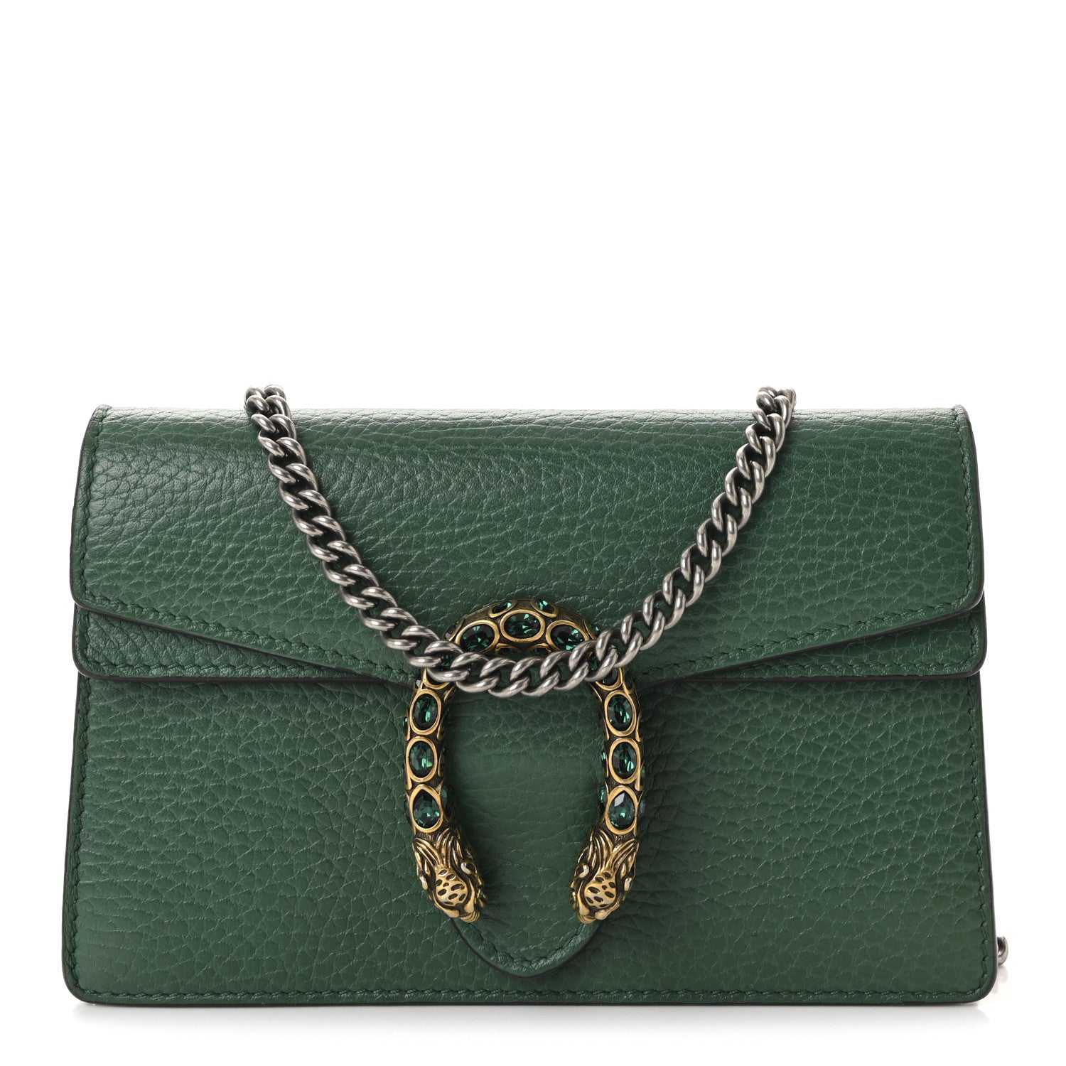 Gucci Dollar Calfskin Crystal Super Mini Dionysus Shoulder Bag