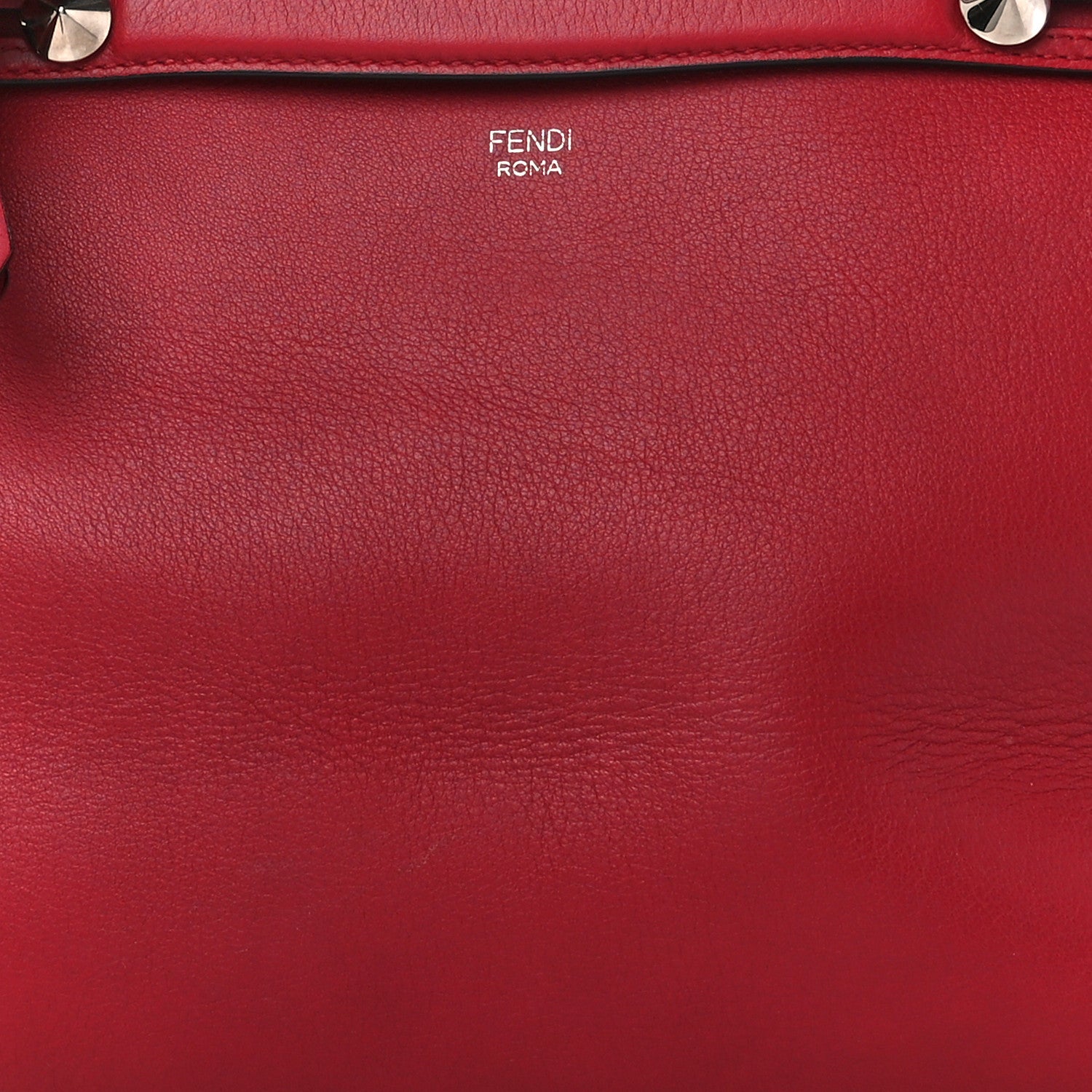 Fendi Vitello Dolce Marmol Large By The Way Boston Bag Ciliegia 8 of 10