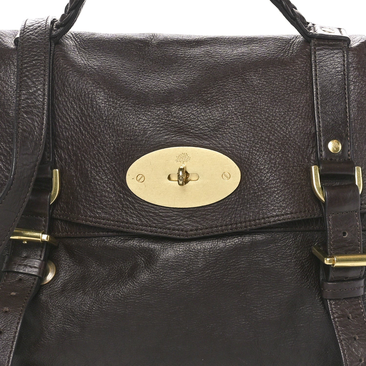 Mulberry Soft Buffalo Oversized Alexa Chocolate 7 of 9