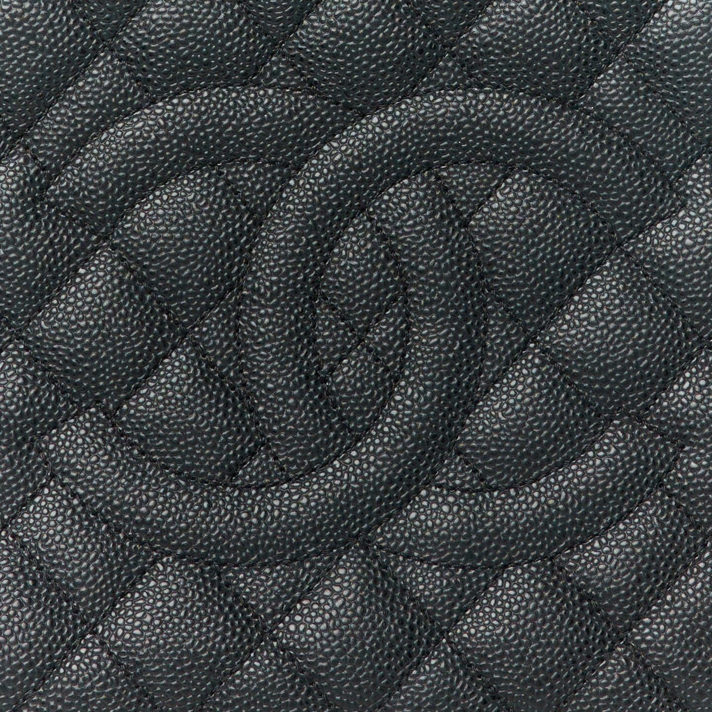Caviar Quilted Grand Shopping Tote GST Black