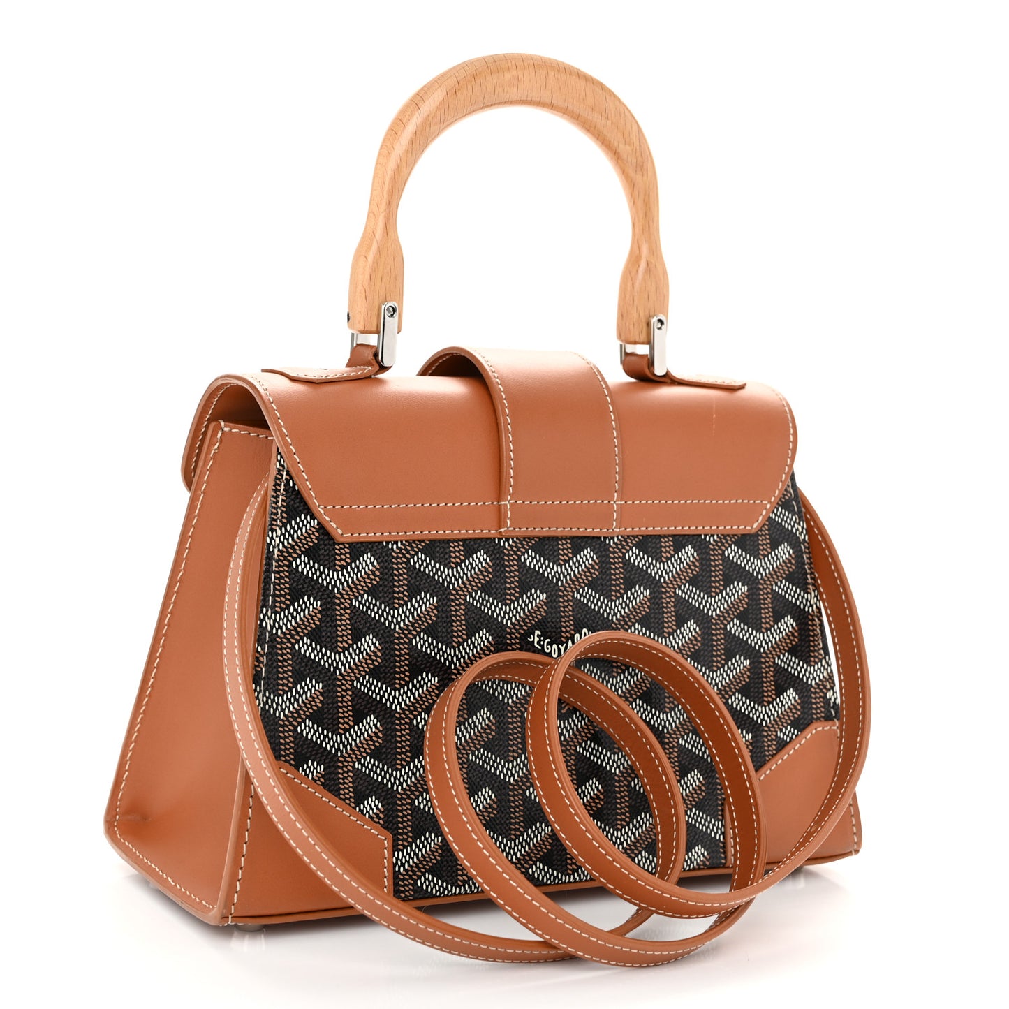 Goyardine Structure Mini Saigon Black Gold