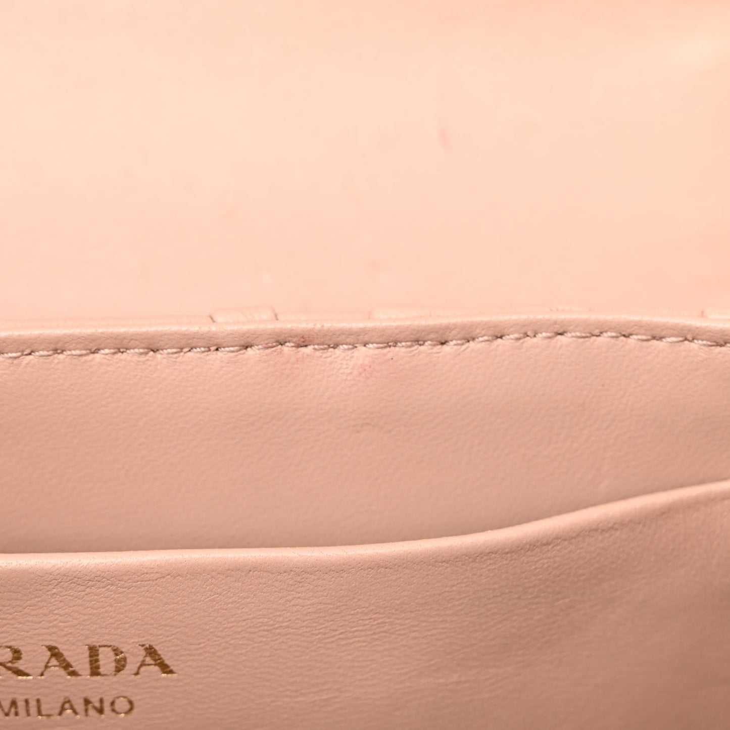 Nappa Gaufre Sound Flap Crossbody Shoulder Bag Cipria