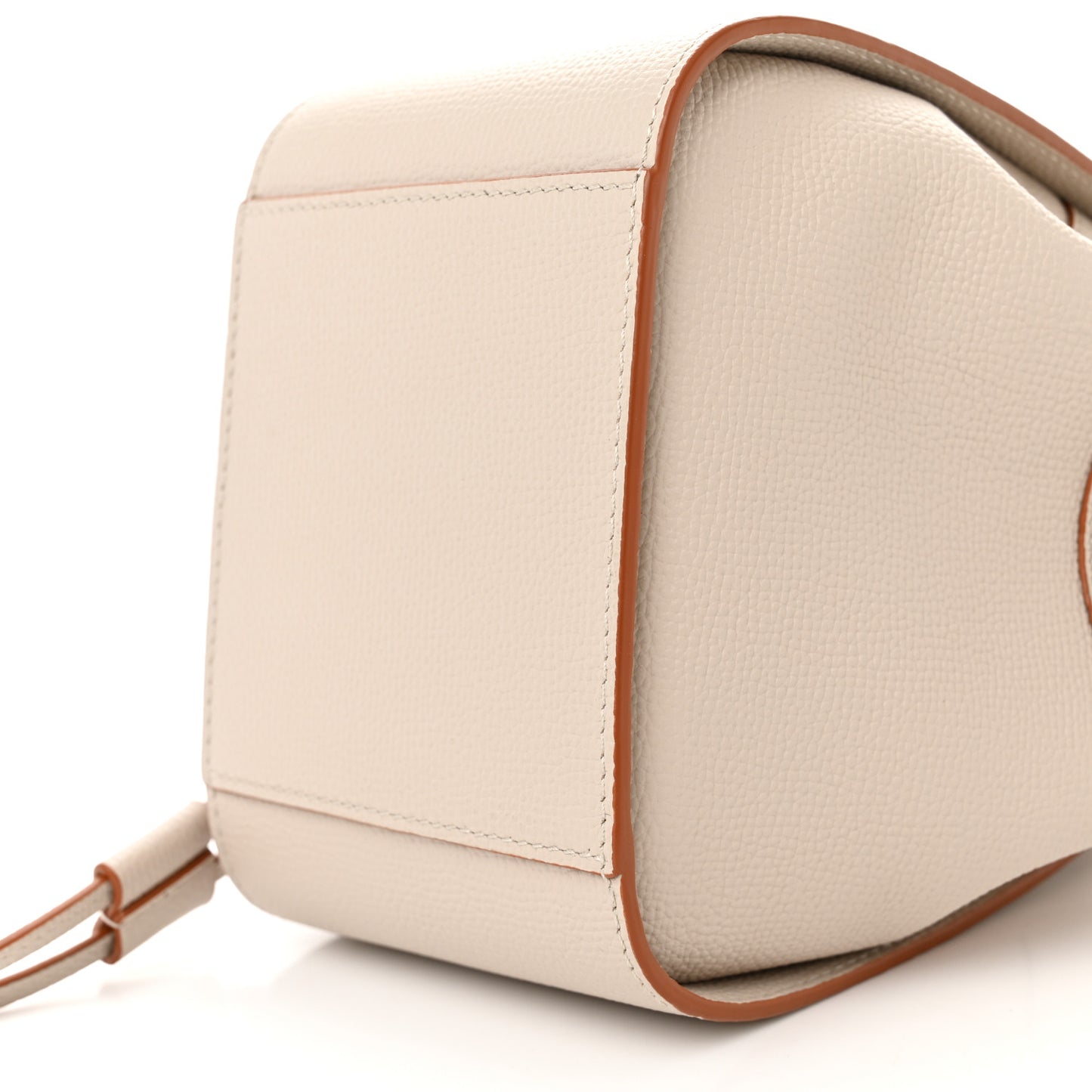 Pebble Grain Calfskin Mini Hammock Shoulder Bag Light Ghost