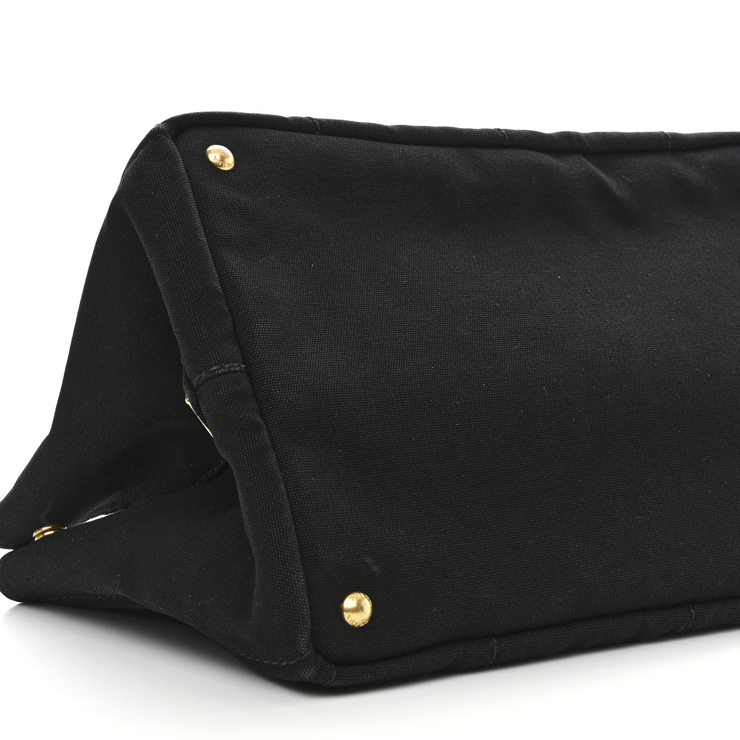 Prada Canvas Large Canapa Logo Tote Black 9 of 10