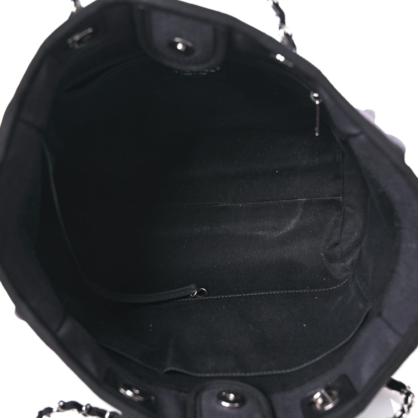 Mixed Fibers Small Deauville Tote Black