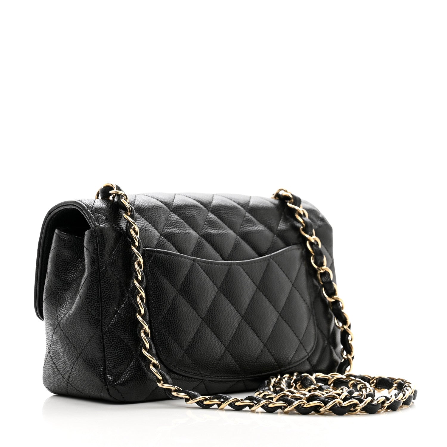 Chanel Caviar Quilted Mini Rectangular Flap Black 3 of 11