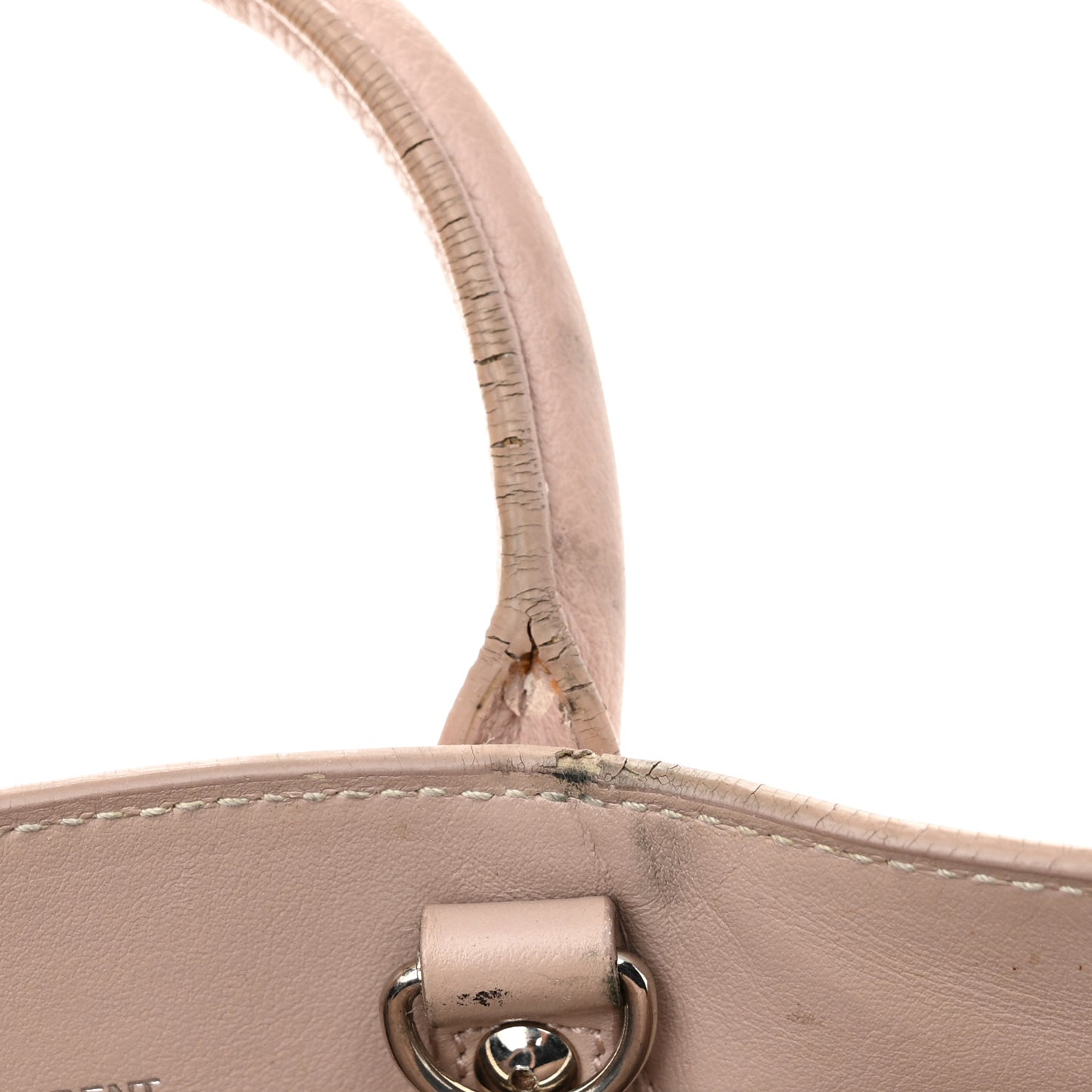 Grained Calfskin Nano Sac de Jour Antique Rose