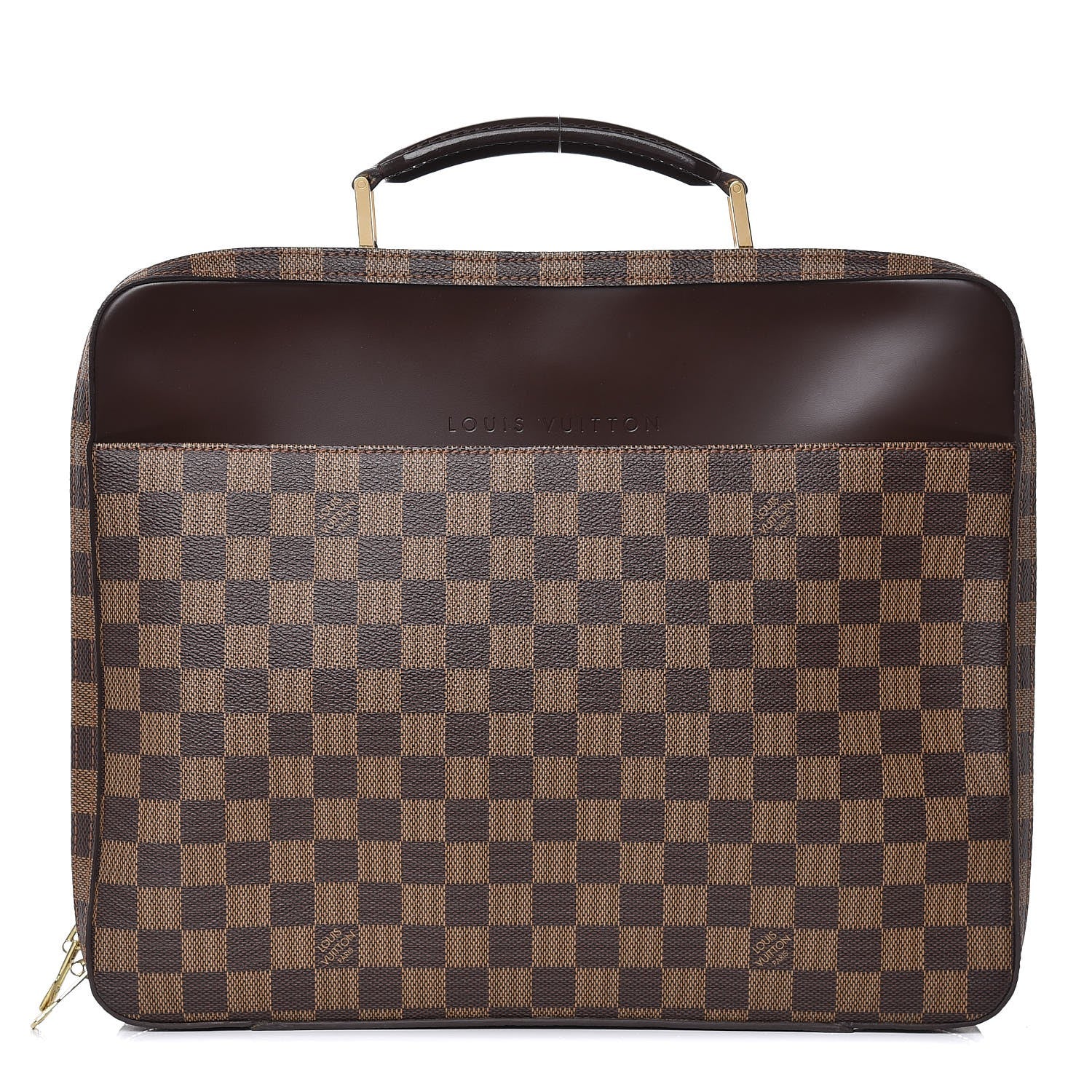 Louis Vuitton Damier Ebene Porte Ordinateur Sabana Computer Case 2 of 14