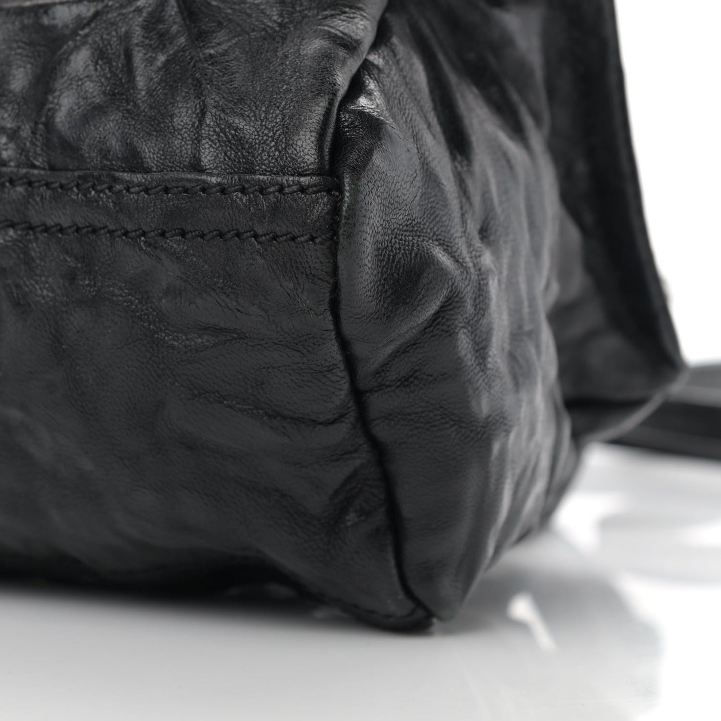 Tumbled Sheepskin Mini Pandora Black