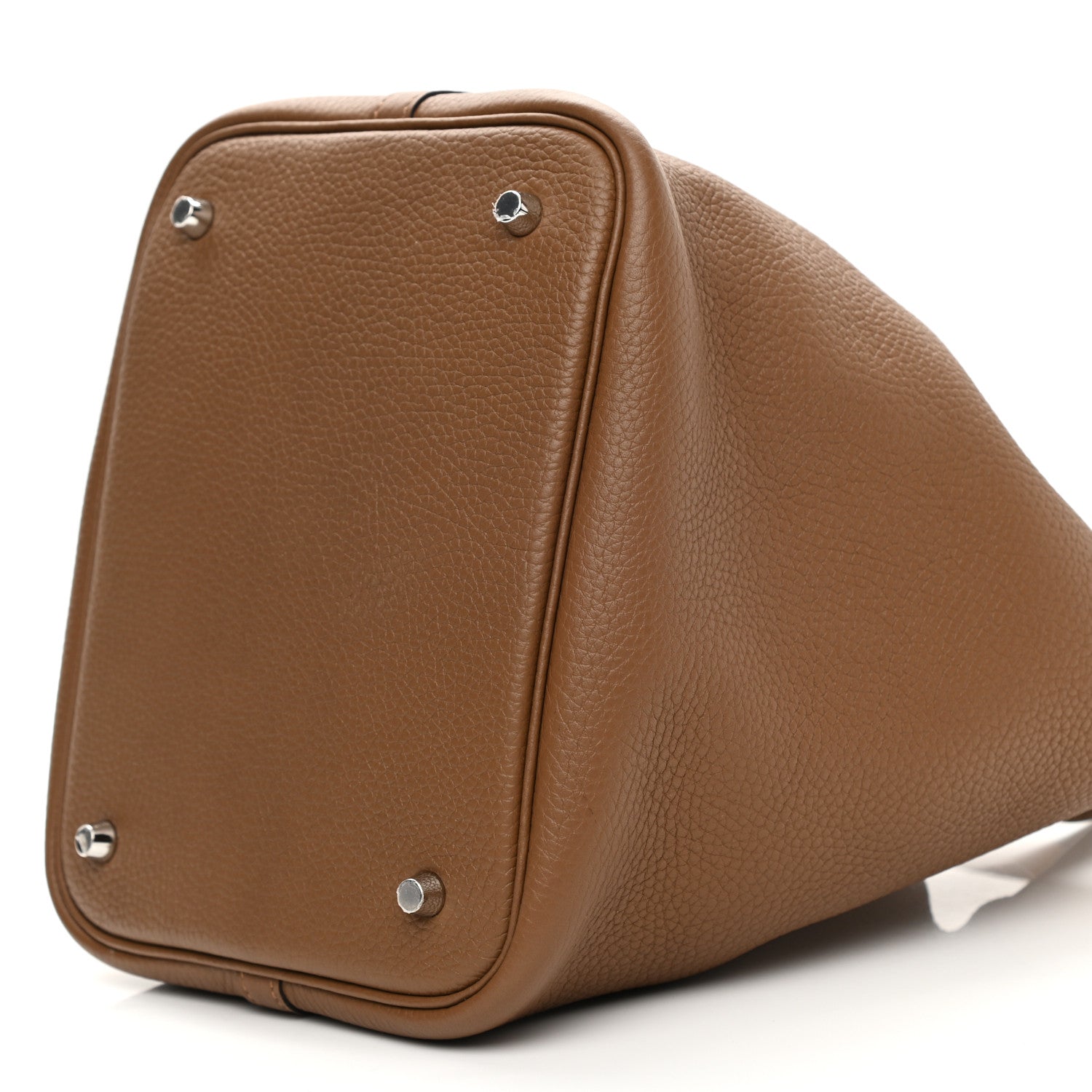 Hermes Taurillon Clemence Swift Eclat Picotin Lock 22 MM Alezan Biscuit 10 of 10