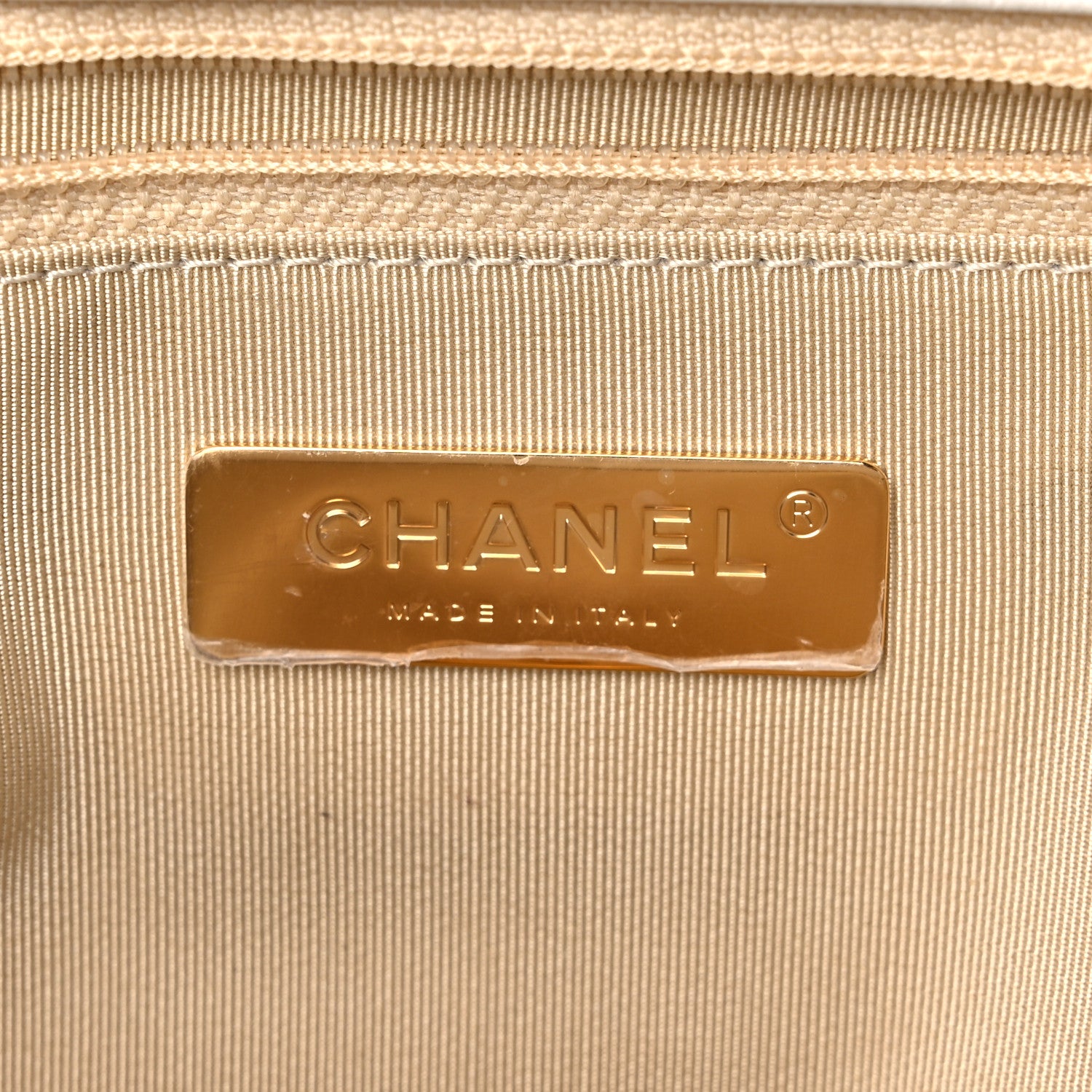 Chanel Goatskin Quilted Large Chanel 19 Flap White 6 of 12