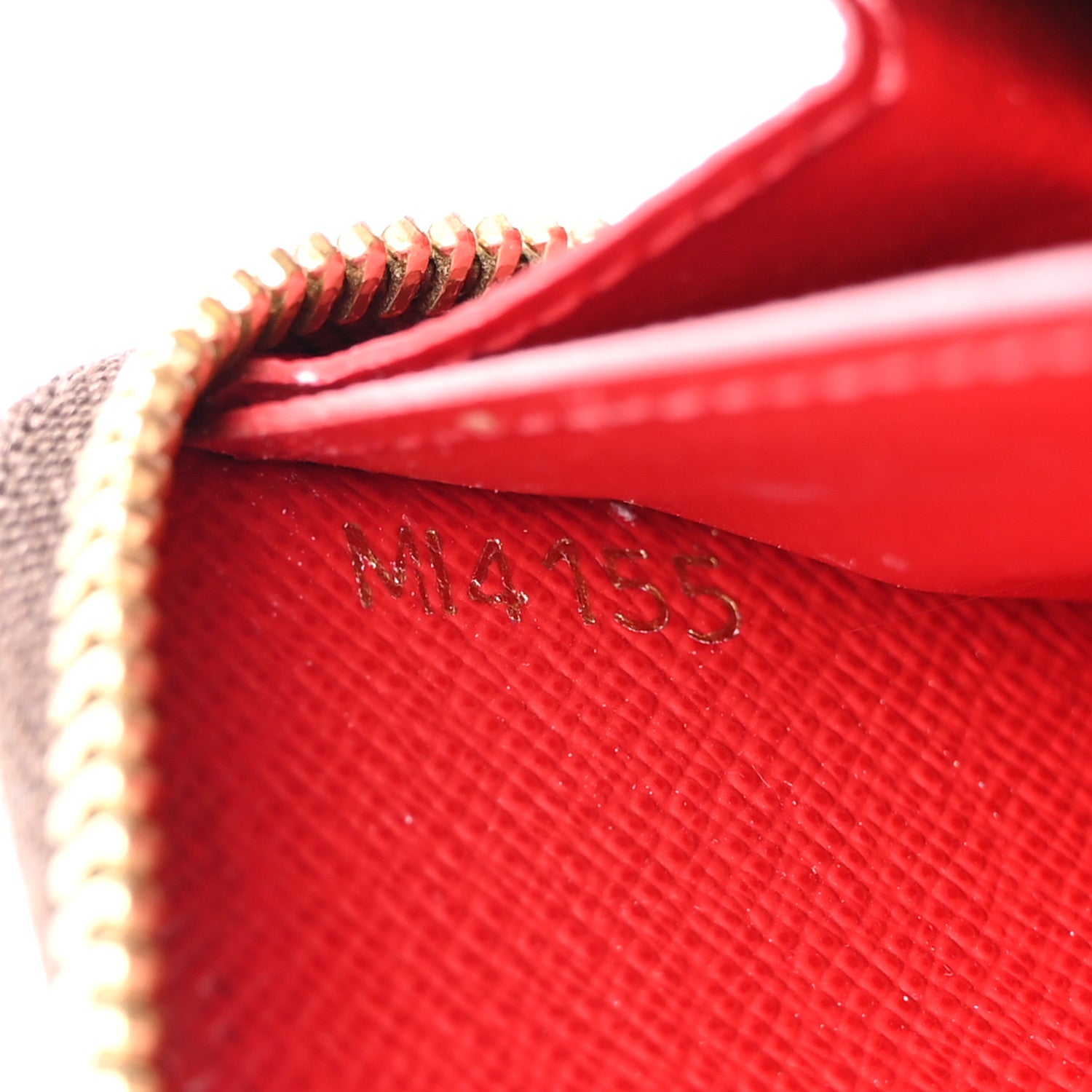 Louis Vuitton Damier Ebene Clemence Wallet Cherry 7 of 12