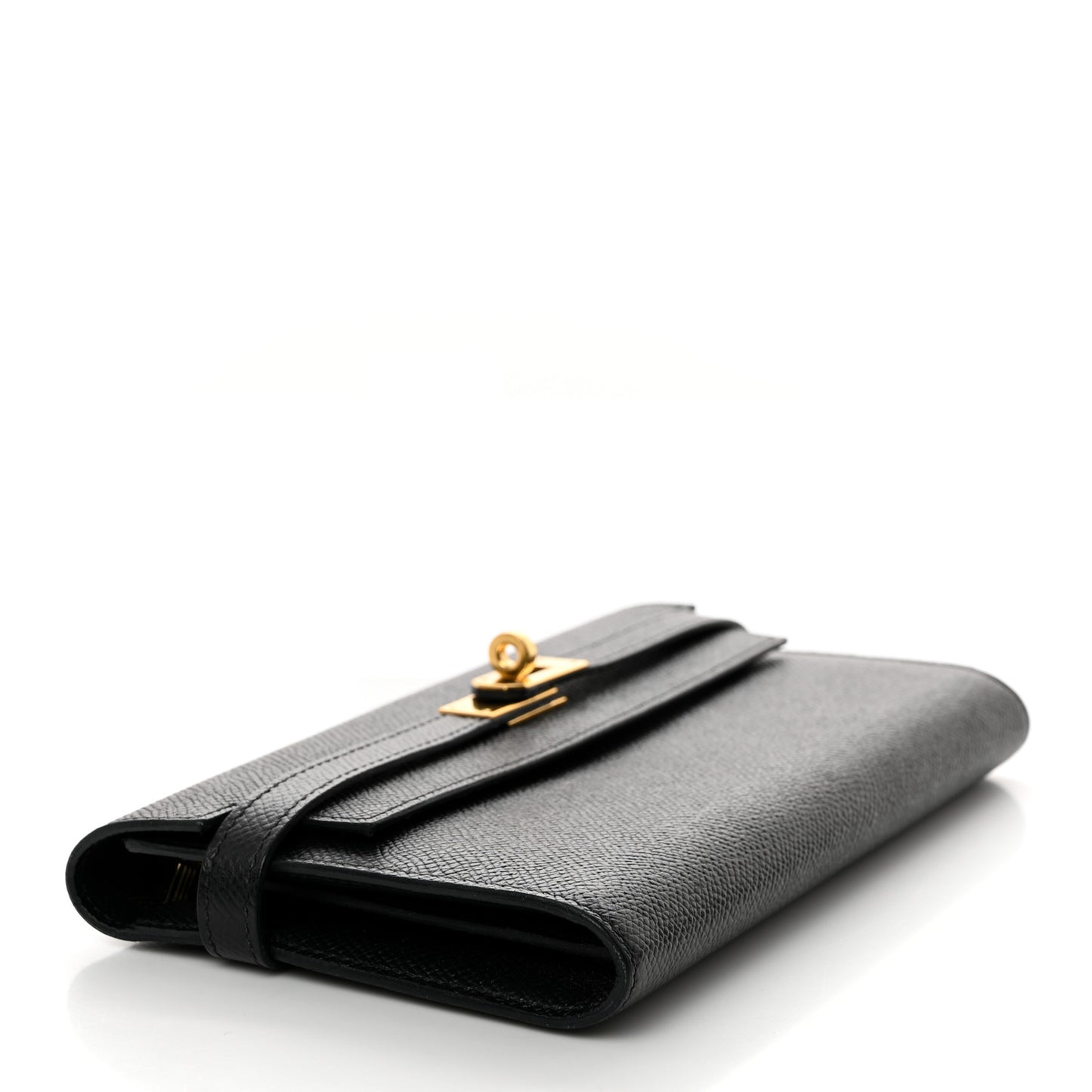 Epsom Kelly Longue Wallet Black