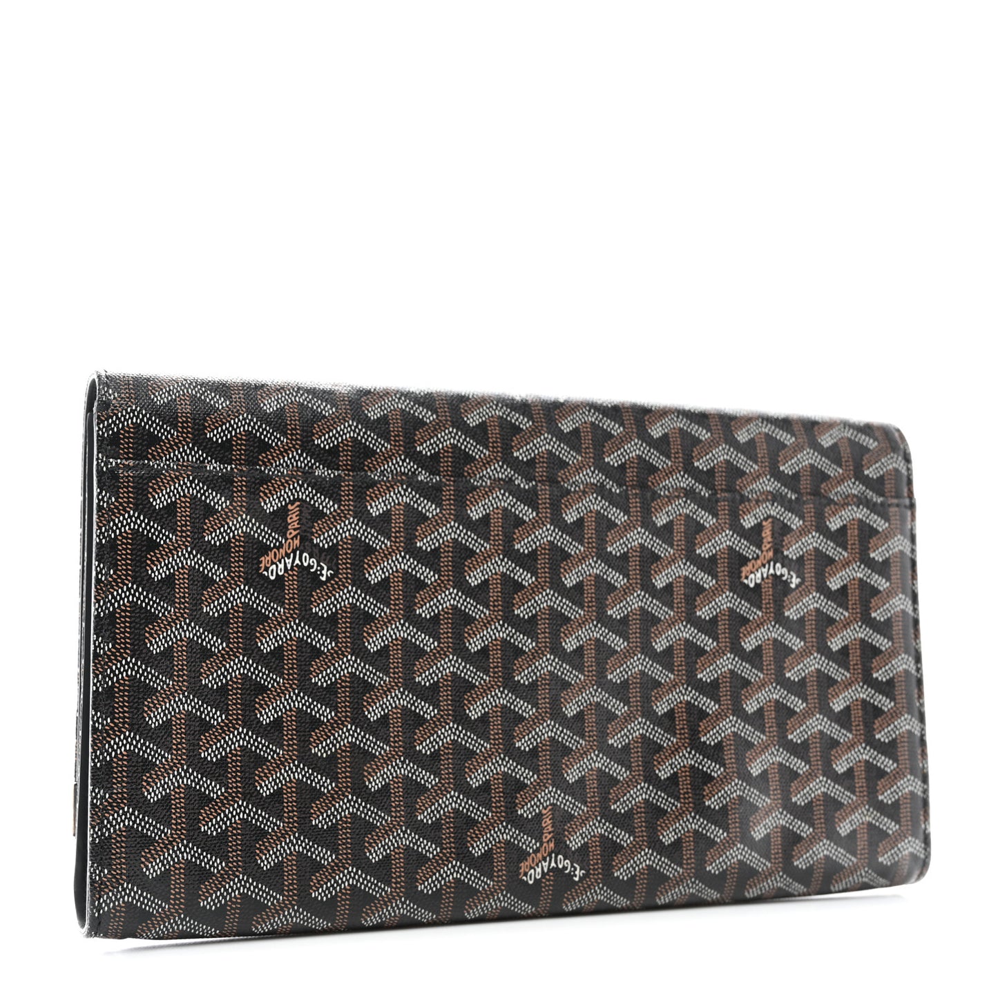 Goyardine Monte Carlo Bois Clutch Black