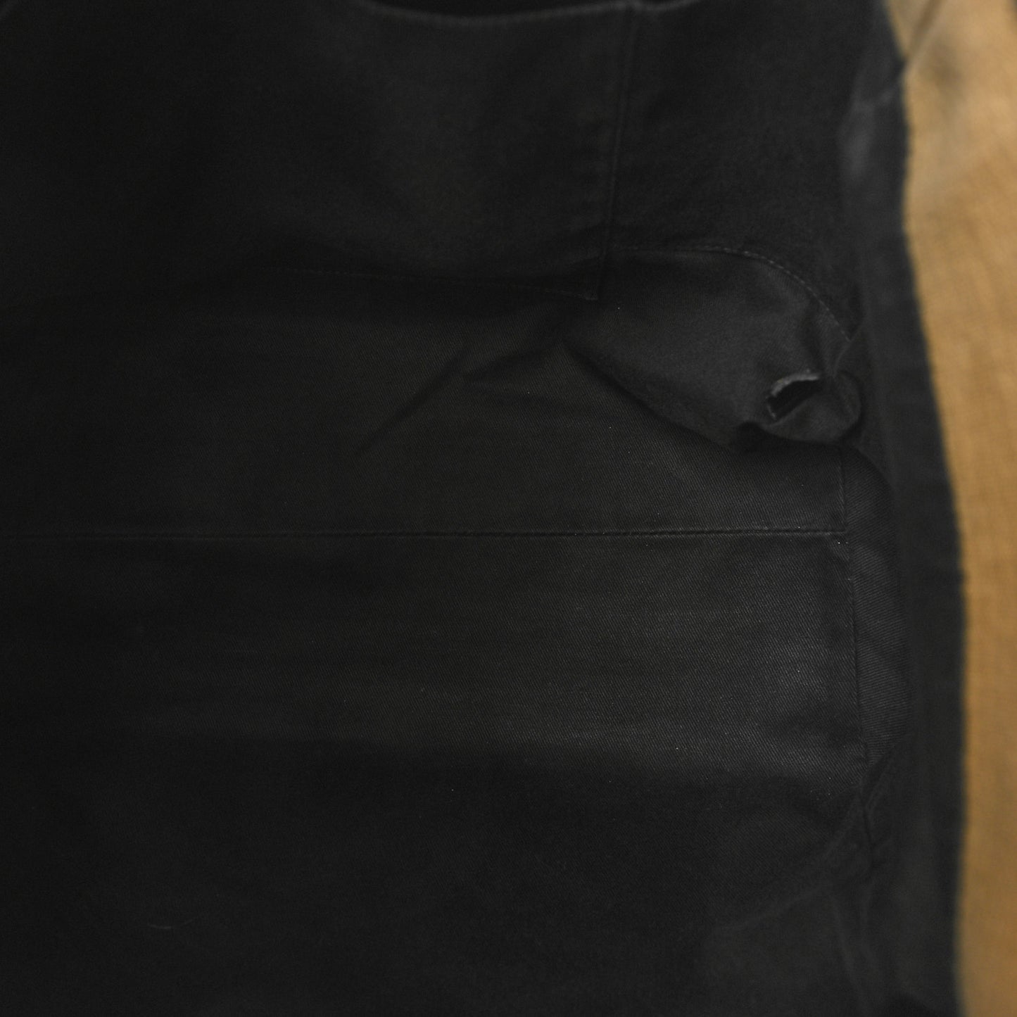 Canvas Medium Deauville Tote Beige Black