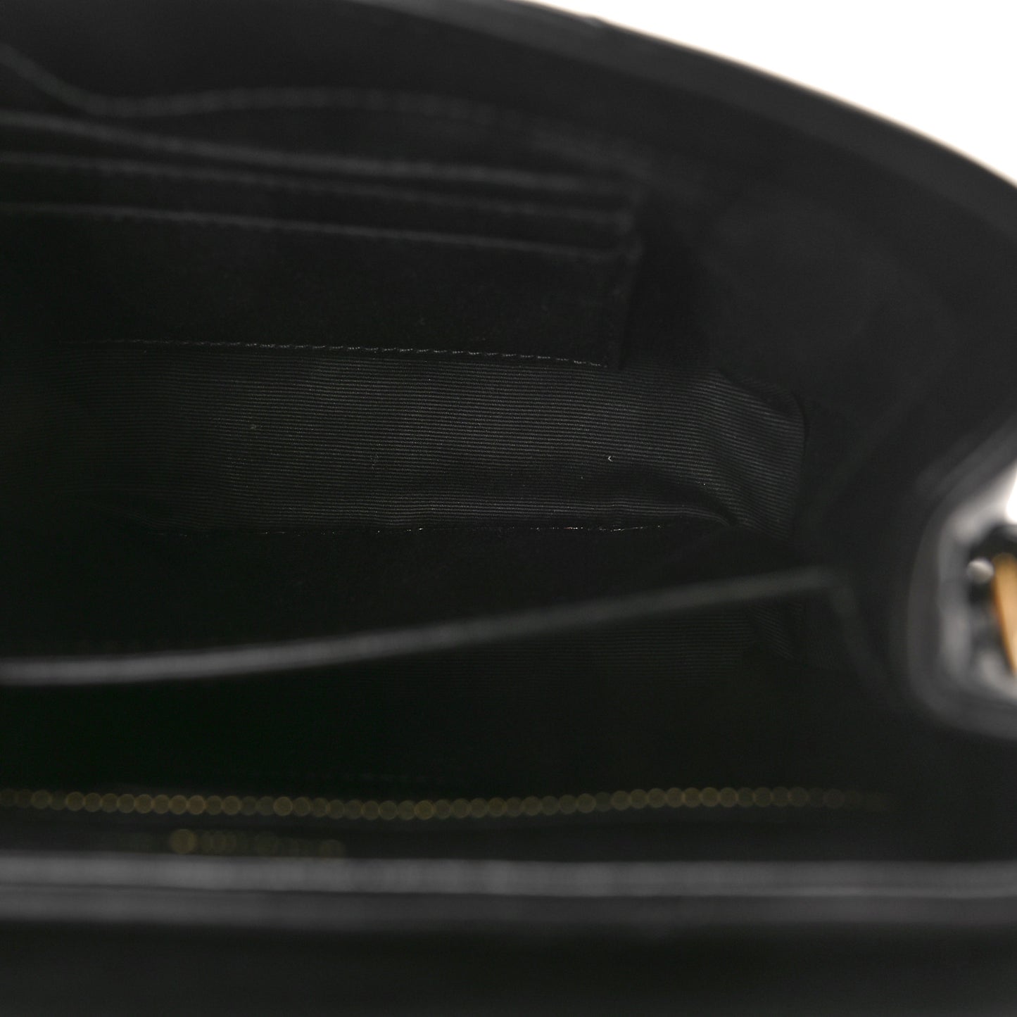 Calfskin Y Quilted Monogram Toy Loulou Crossbody Bag Black