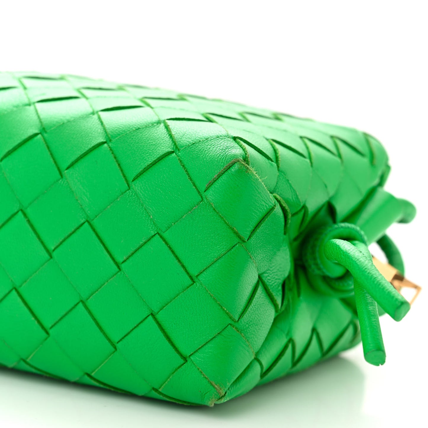 Nappa Intrecciato Mini Loop Camera Bag Parakeet