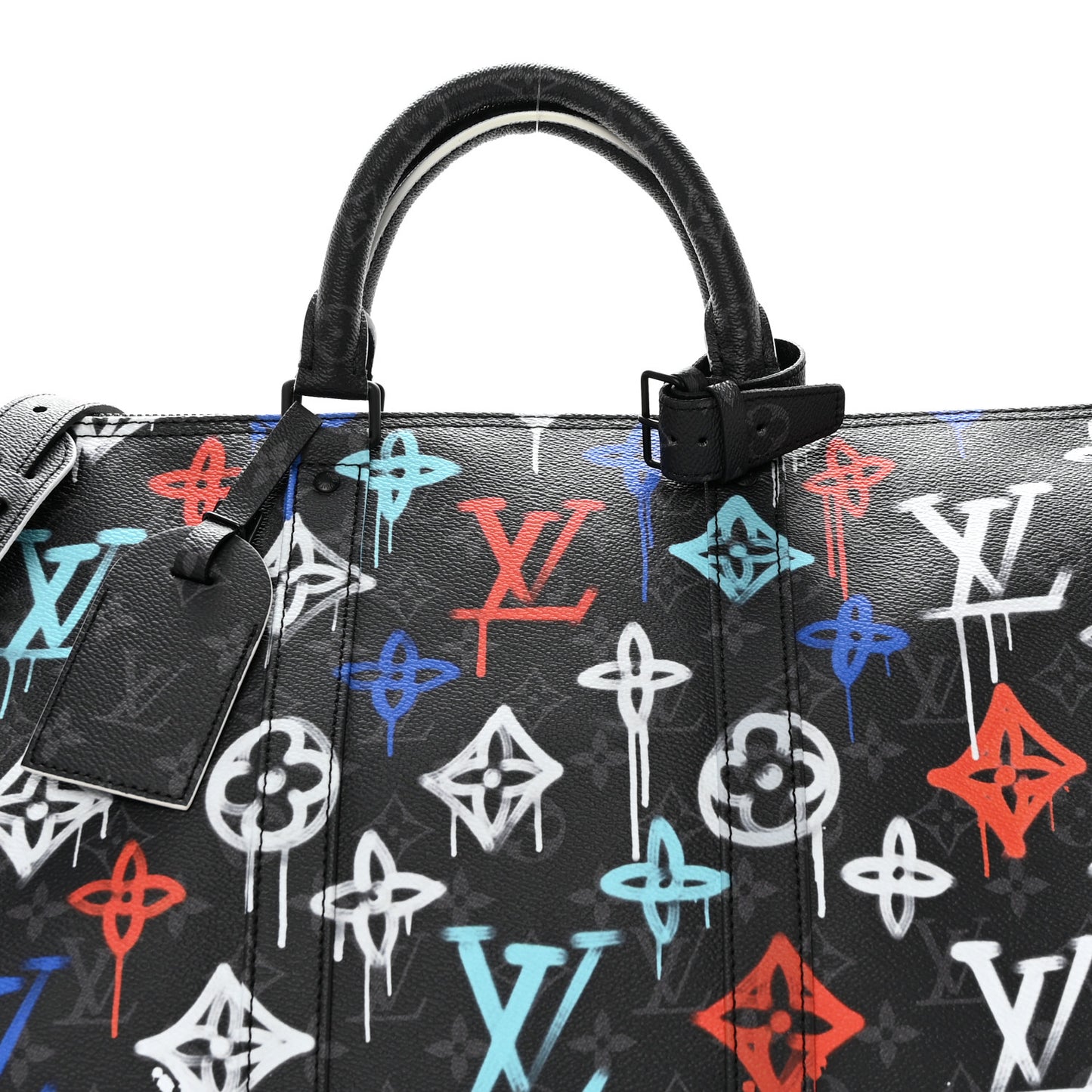 Monogram Eclipse LV Graffiti Keepall Bandouliere 50 Multicolor