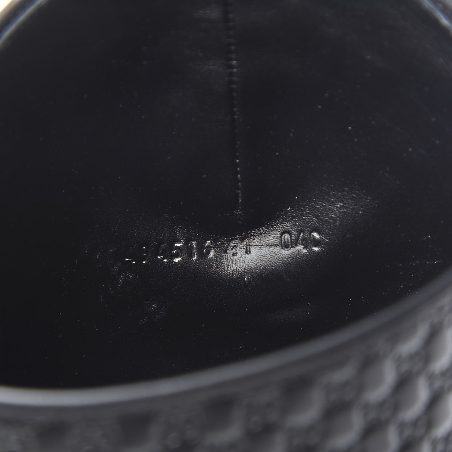 Gucci Microguccissima Knee High Riding Boots 41 Black 8 of 9