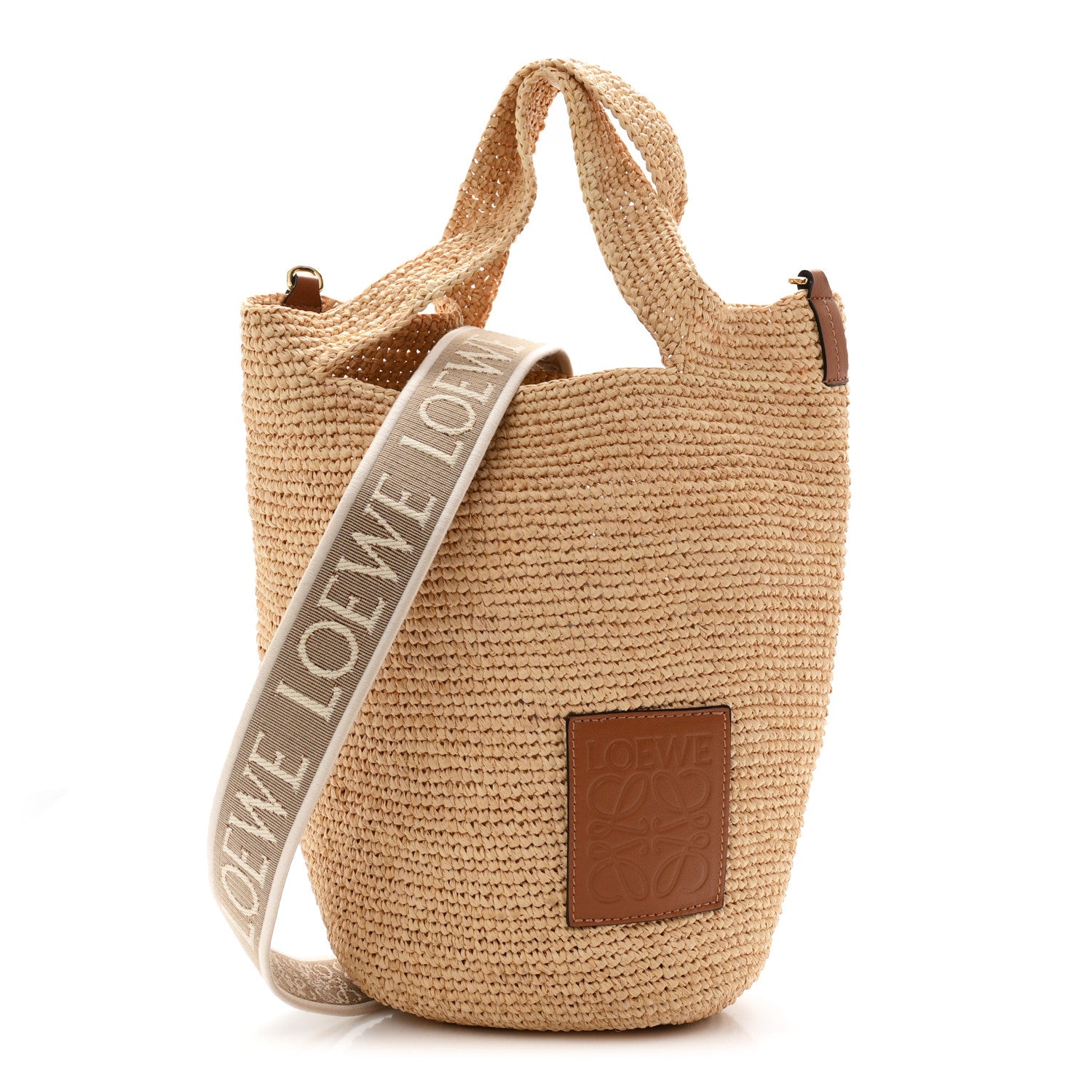 LOEWE かごバッグ SLIT MINI BAG ナチュラルタン Loewe Raffia Mini Slit Tote Bag Natural Tan 1909720 – FASHIONPHILE