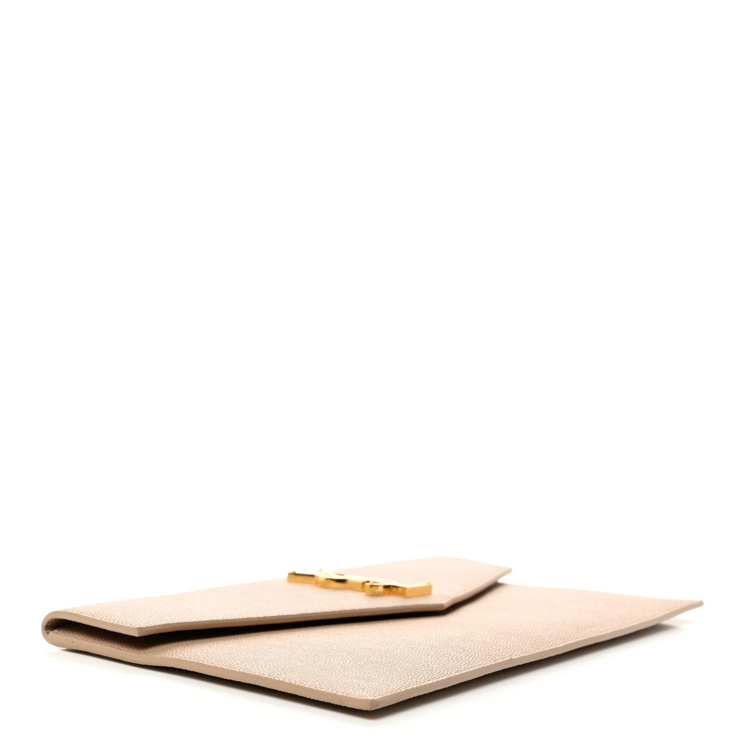 Saint Laurent Grain De Poudre Uptown Pouch Dark Beige 5 of 8