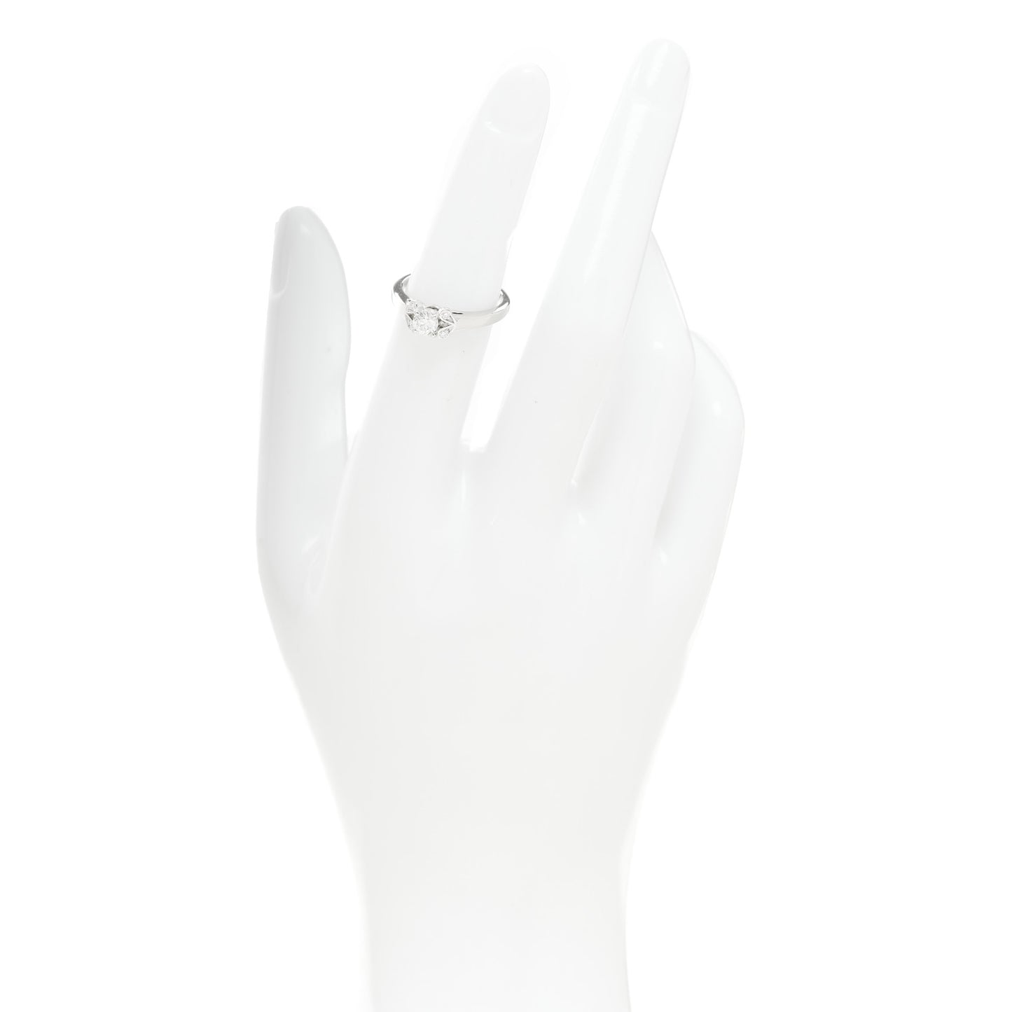 Platinum Diamond .23ct Ballerine Solitaire Engagement Ring 49 5
