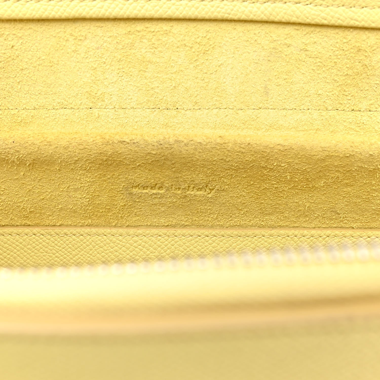 Celine Grained Calfskin Micro Belt Bag Yellow 6 of 12