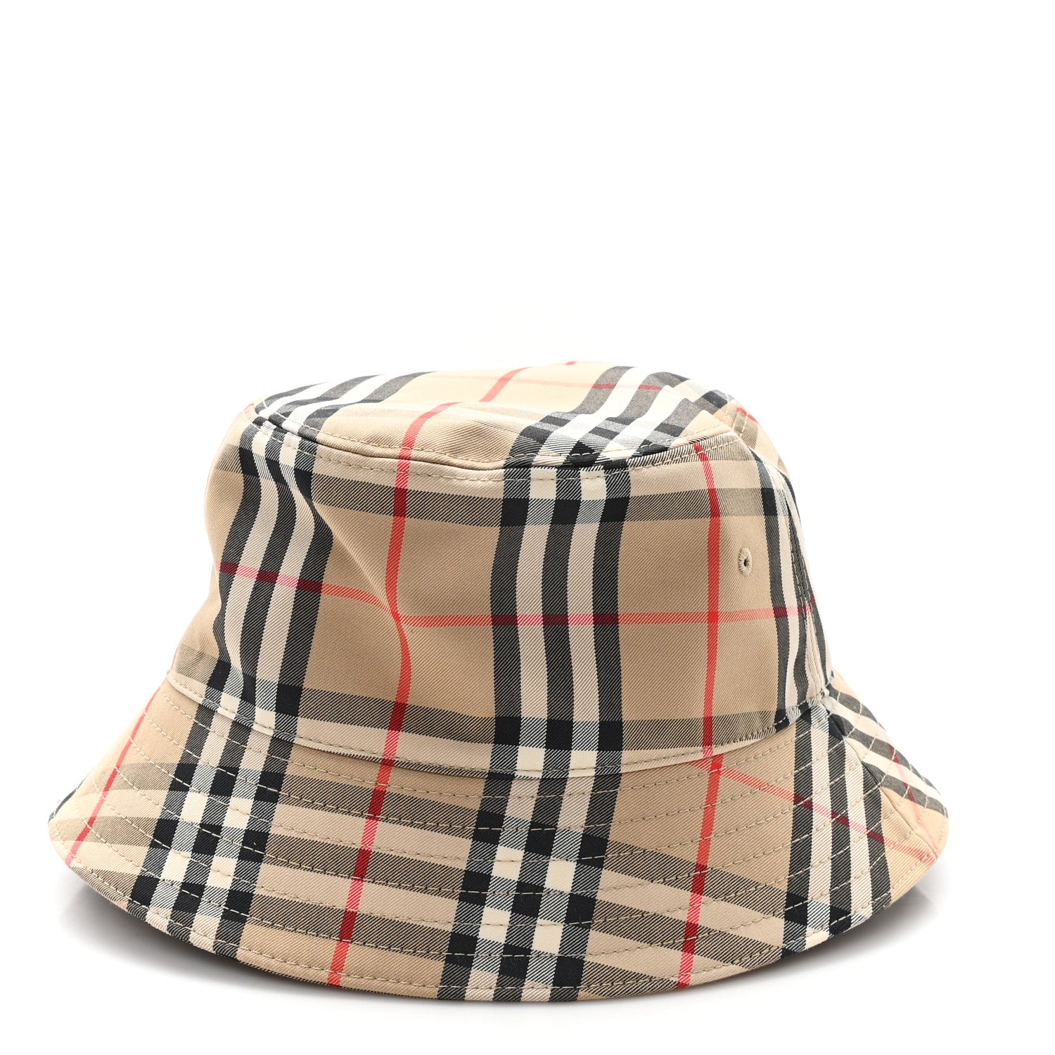 Burberry Technical Cotton Vintage Check Bucket Hat S Archive Beige 3 of 8