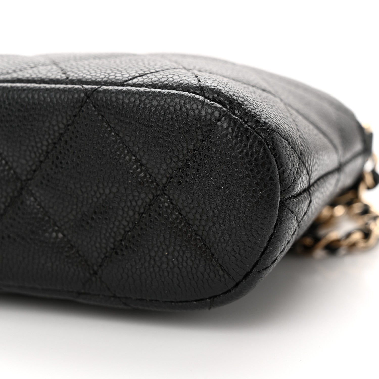 Chanel Caviar Quilted Classic Clutch With Chain Black 10 of 10