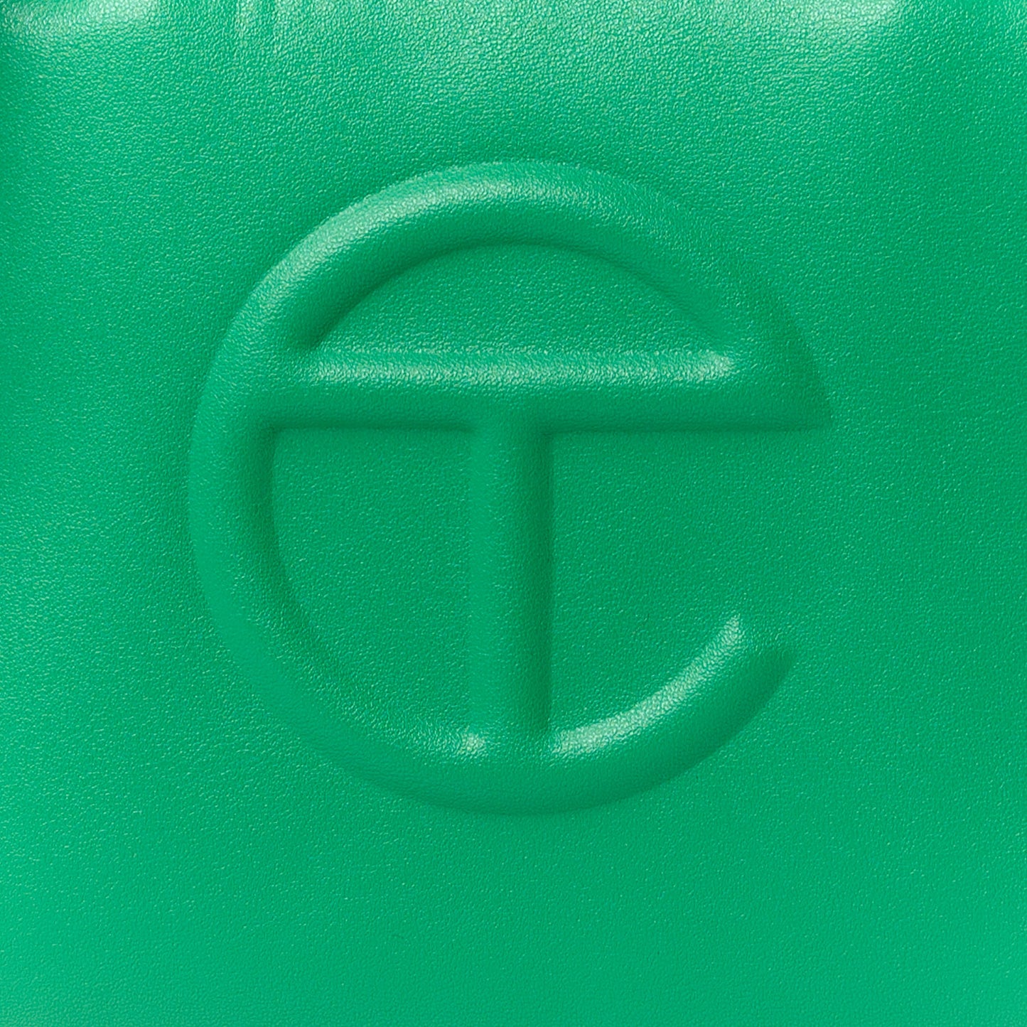 Vegan Leather Small Shopping Bag Greenscreen