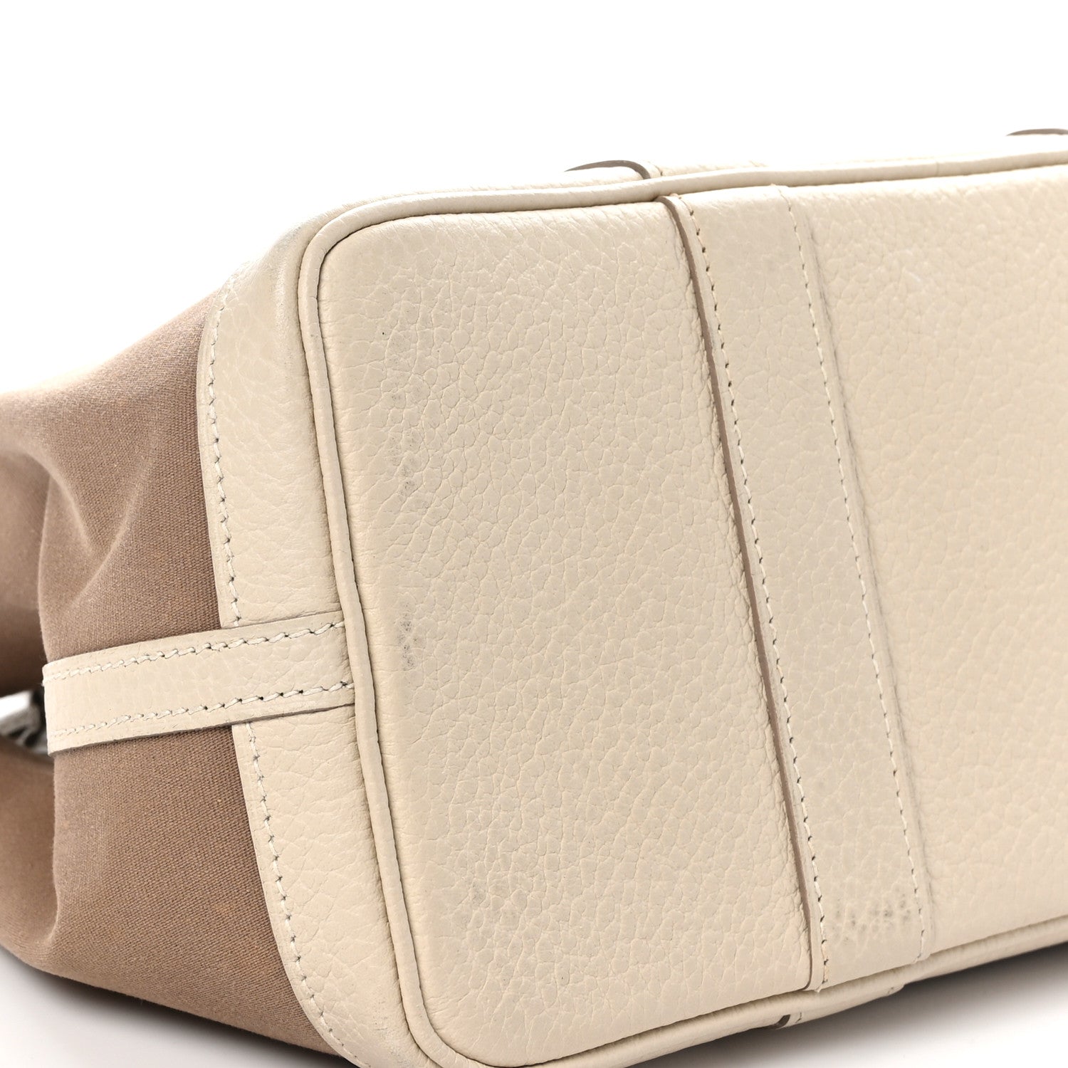 Hermes Toile Negonda Garden Party 30 TPM Tote Craie Etoupe 9 of 10