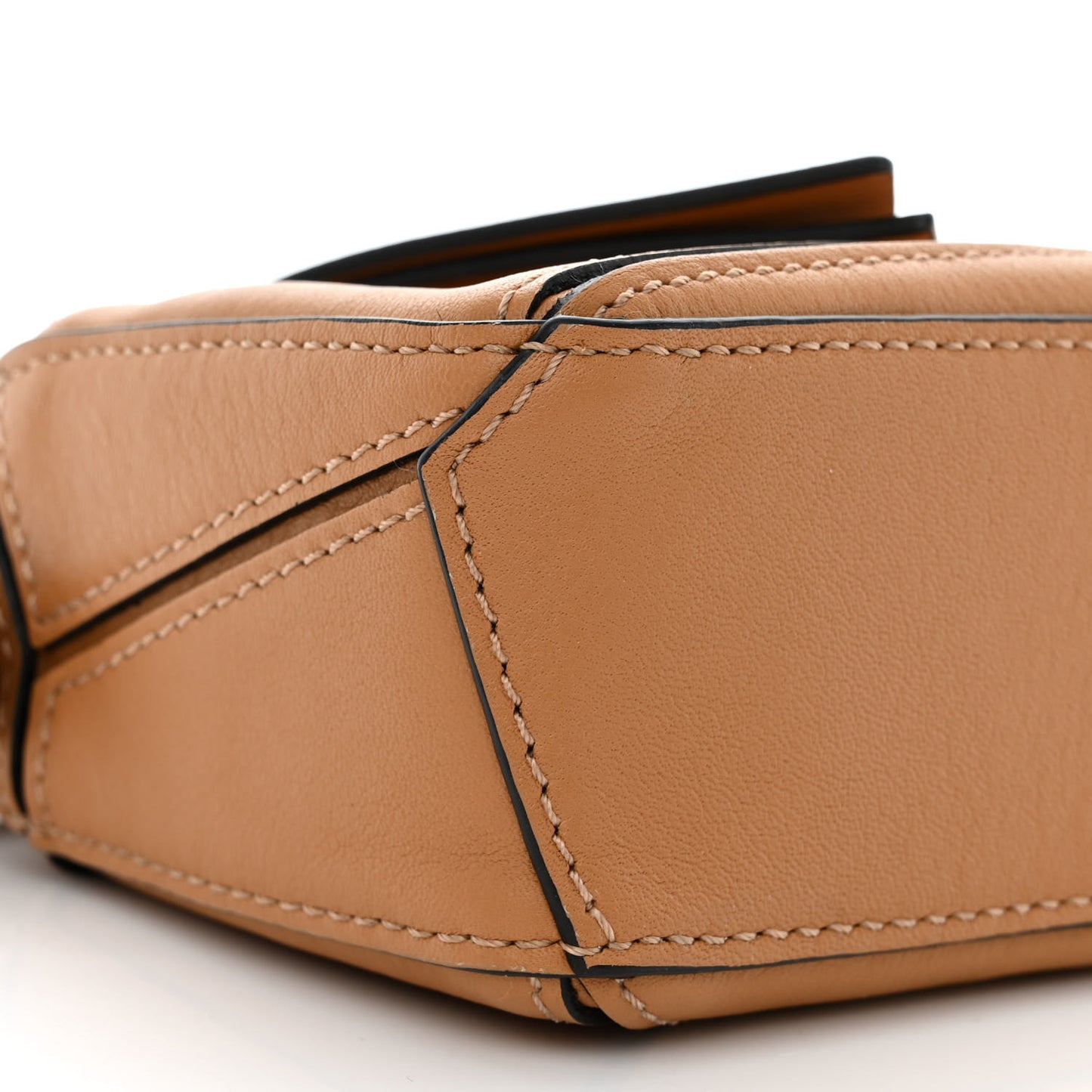 Calfskin Nano Puzzle Bag Tan