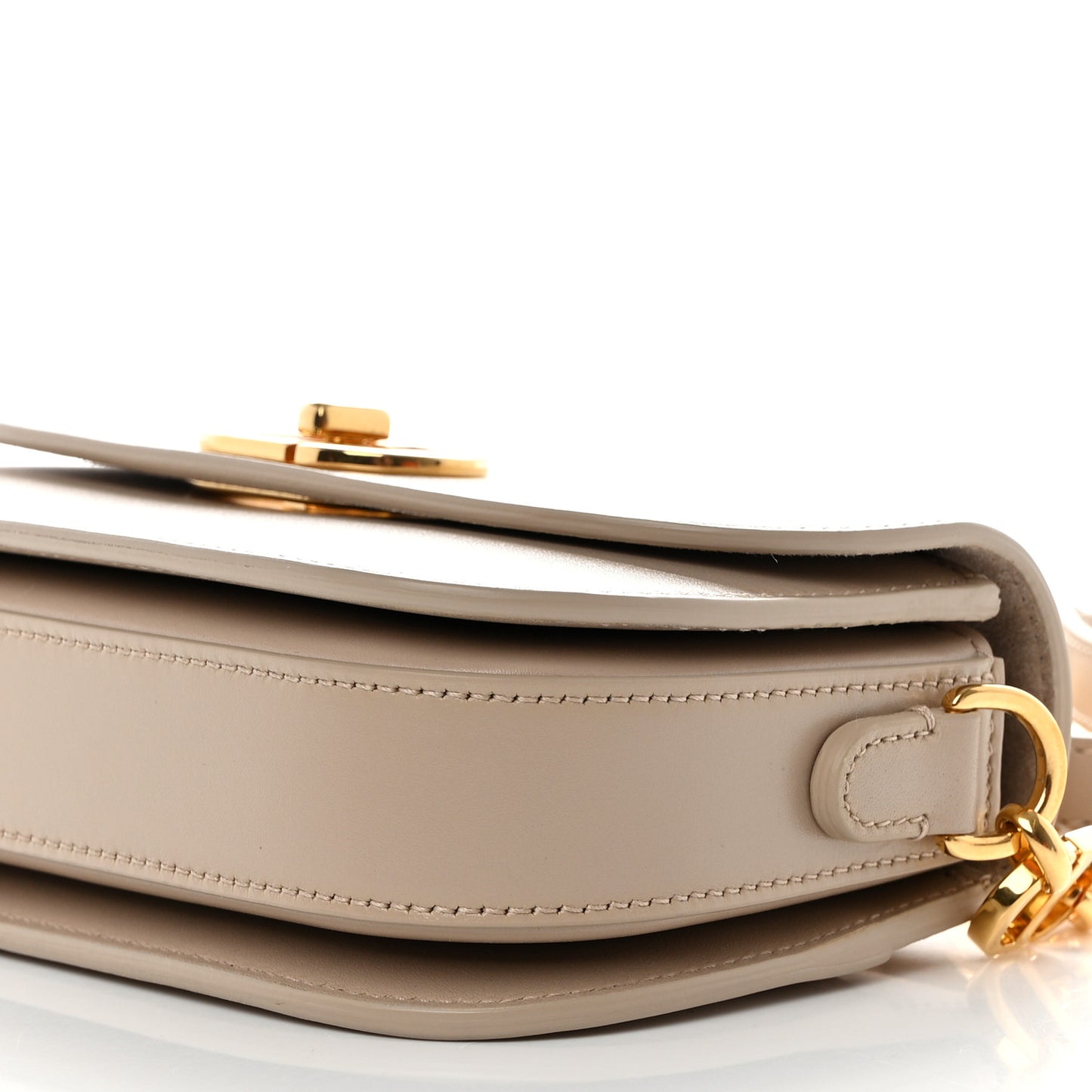 Box Calfskin 30 Montaigne Small Avenue Bag Powder Beige