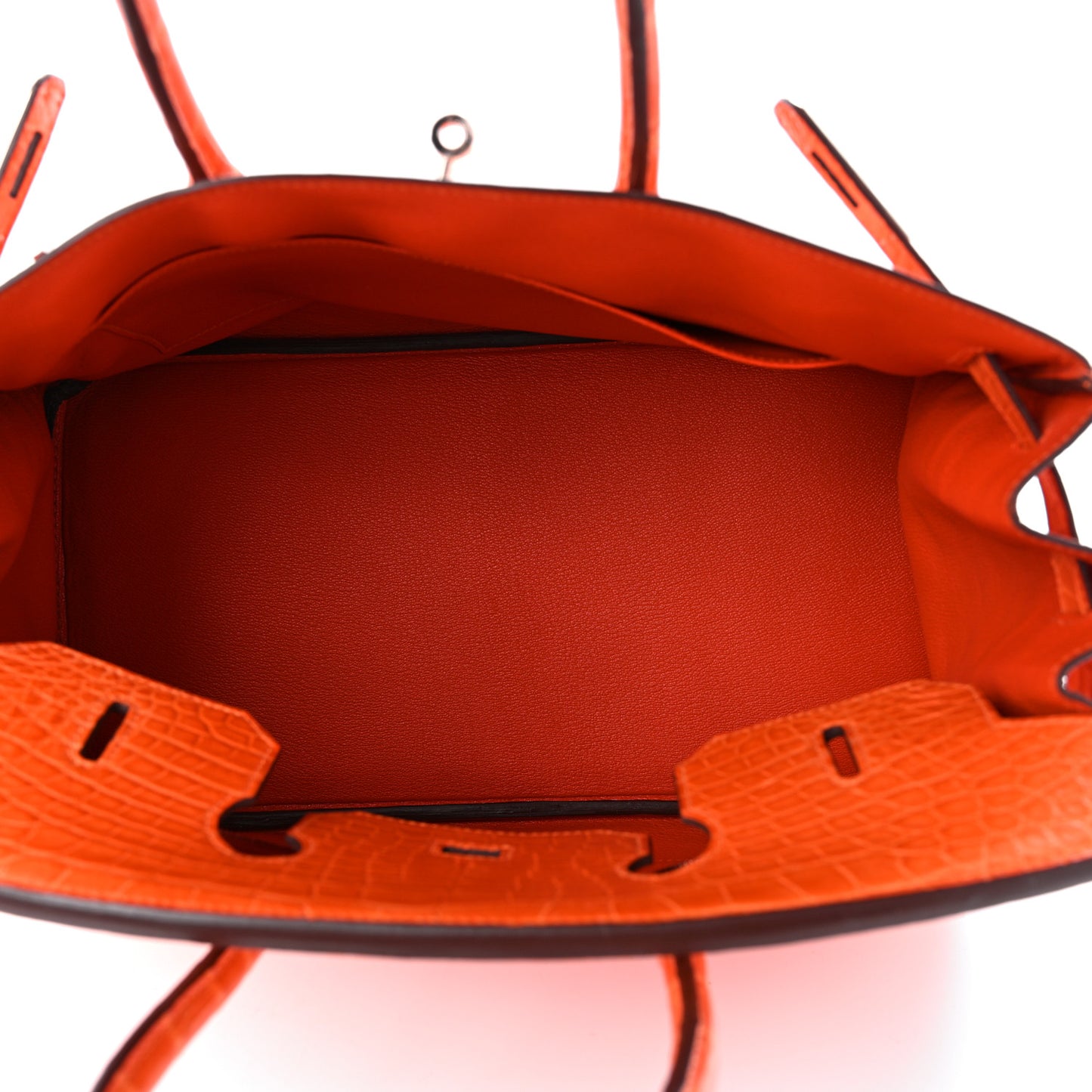 Matte Alligator Birkin 35 Orange