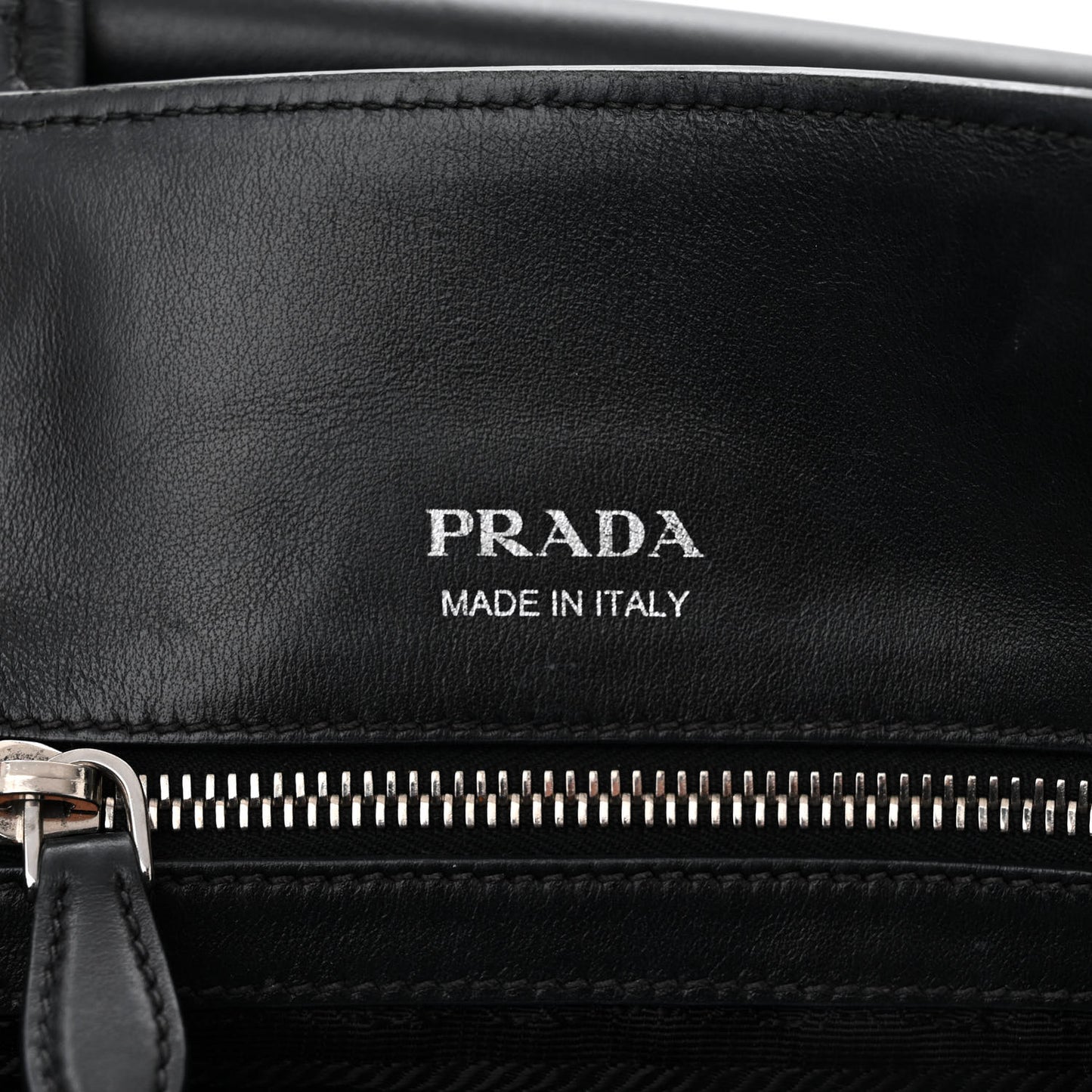 City Calf Tote Black