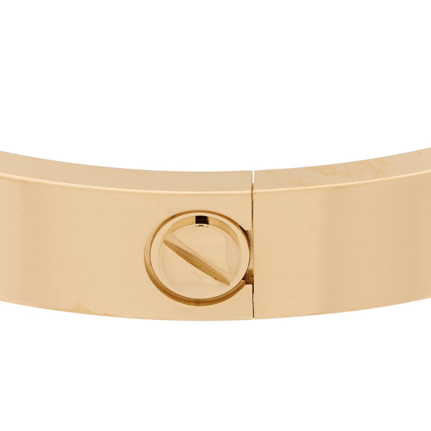 18K Yellow Gold 10 Diamond LOVE Bracelet 16