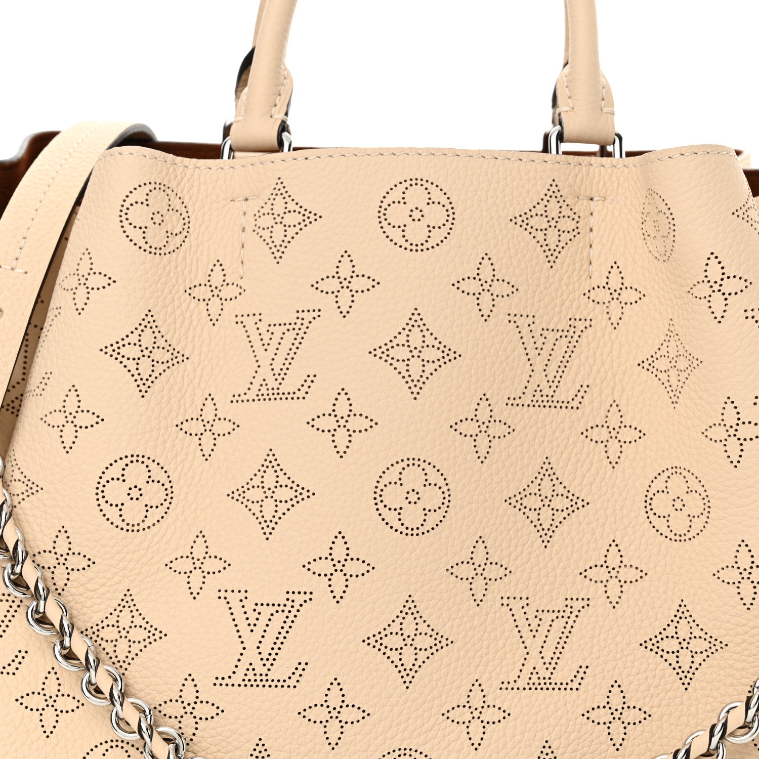 Louis Vuitton Mahina Bella Tote Creme Beige 7 of 9